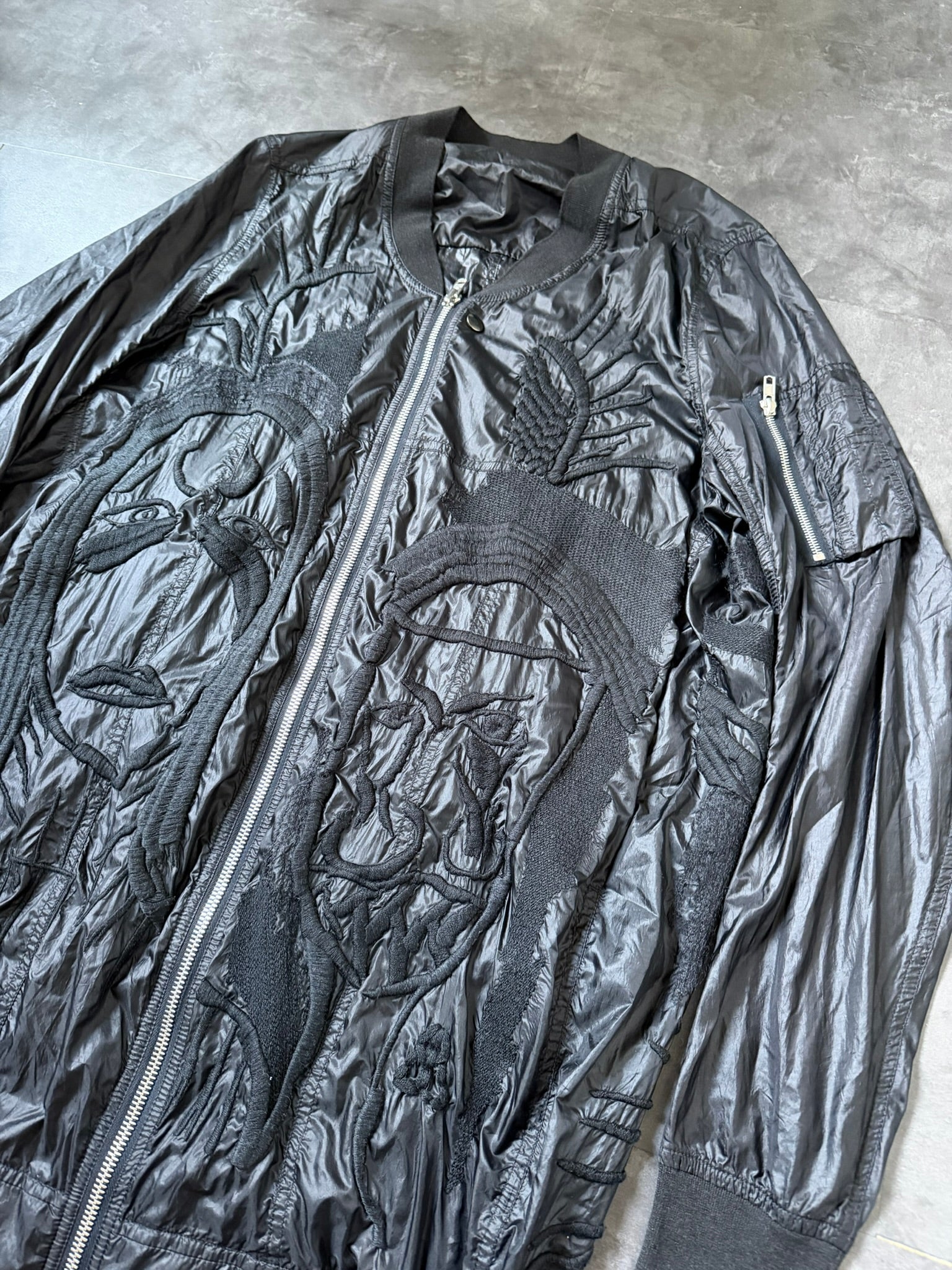 S/S 15 "FAUN" Messiah Benoit Barnay Embroidery Bomber Jacket IT50/M