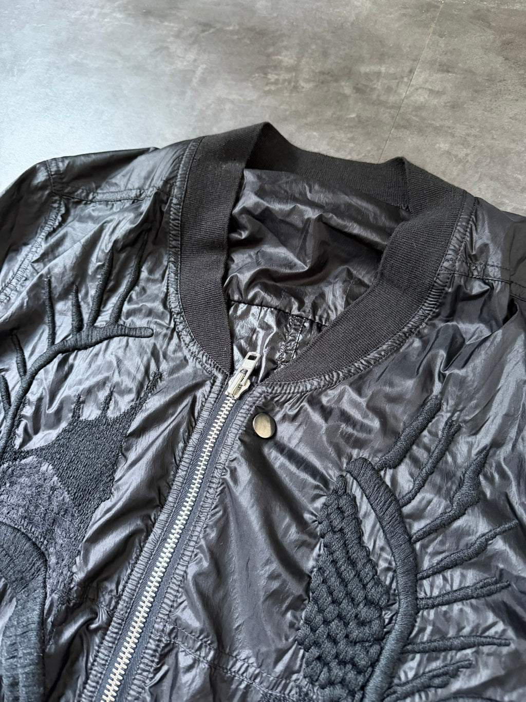 S/S 15 "FAUN" Messiah Benoit Barnay Embroidery Bomber Jacket IT50/M