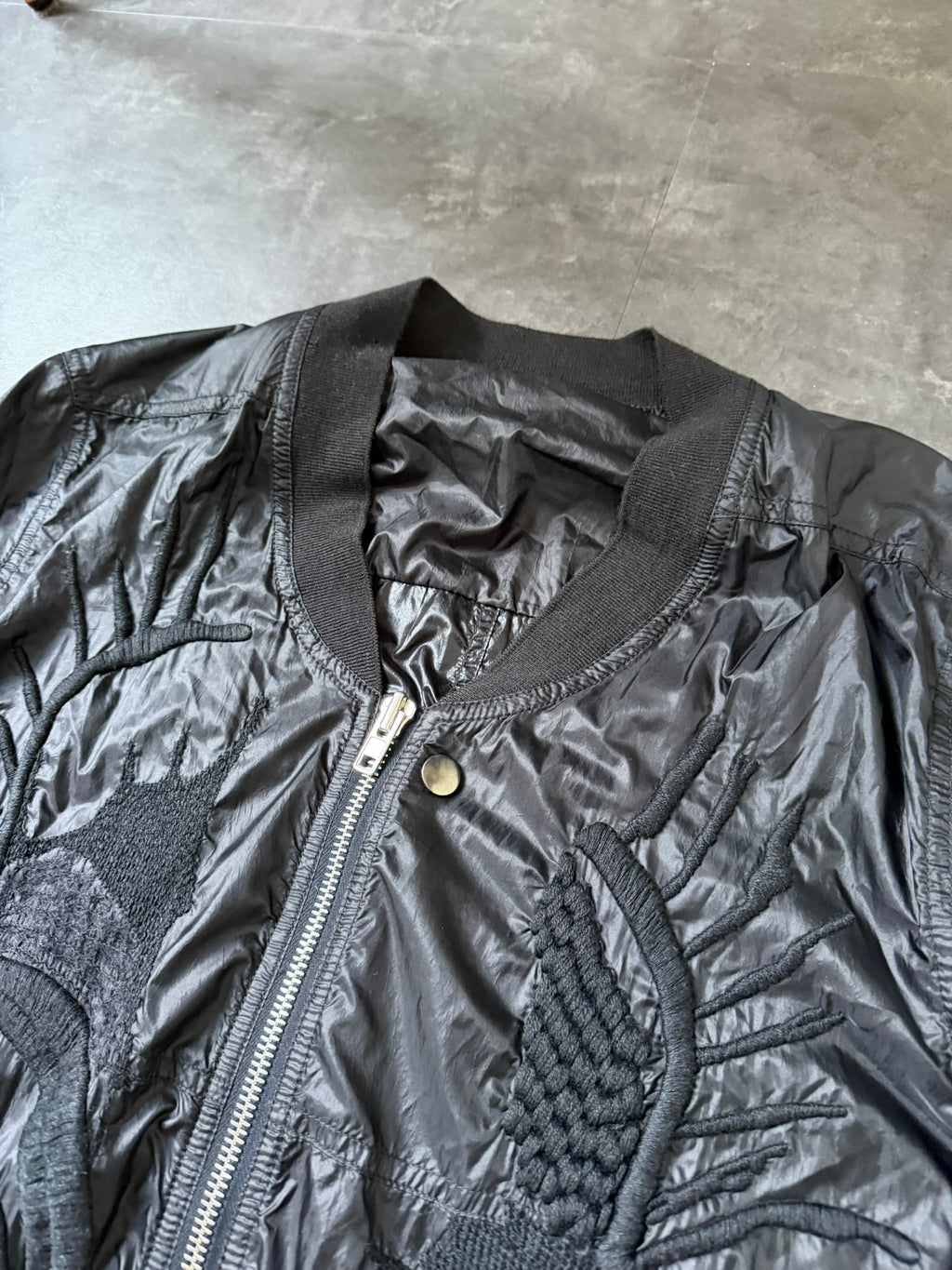 S/S 15 "FAUN" Messiah Benoit Barnay Embroidery Bomber Jacket IT50/M