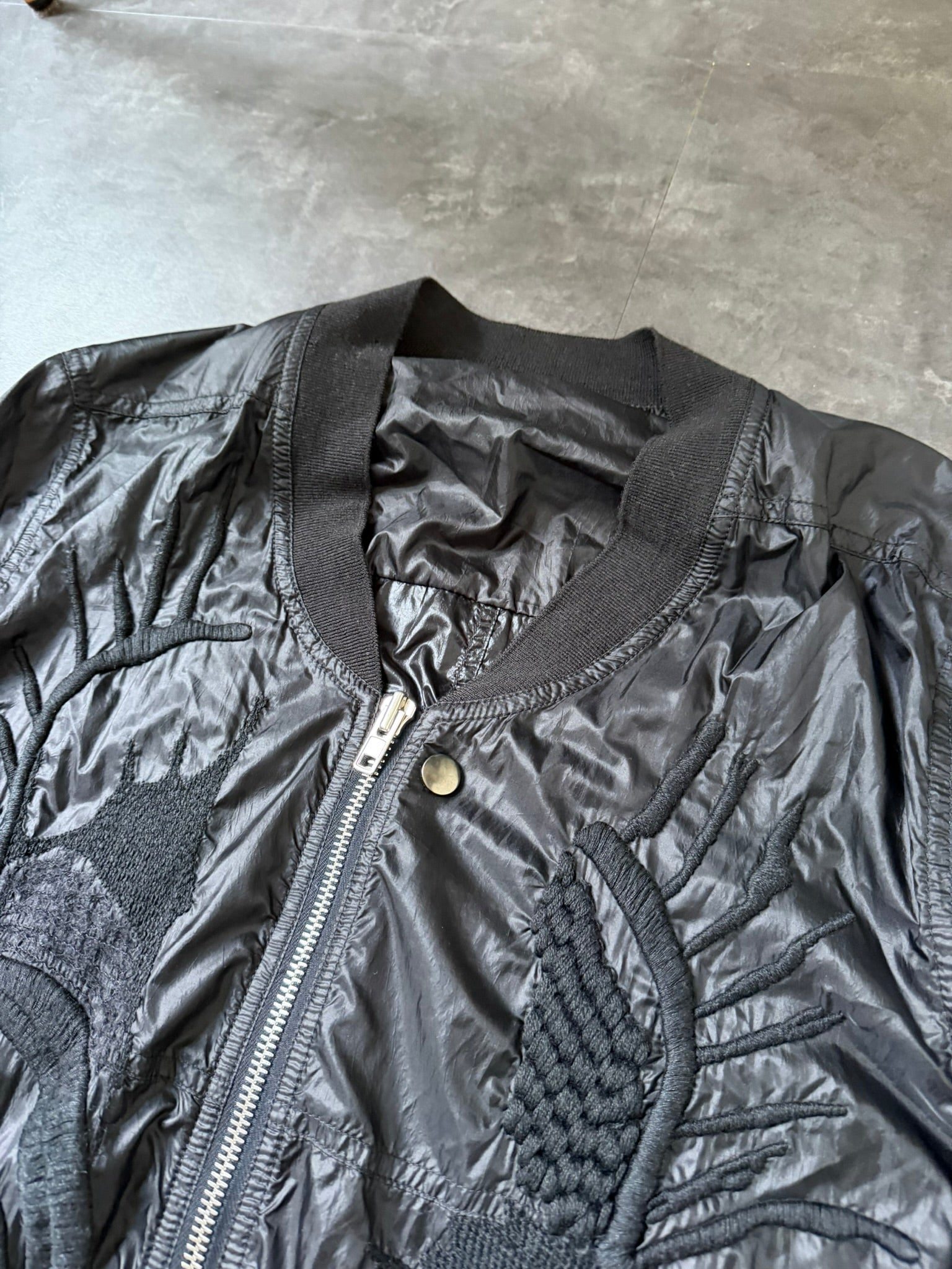S/S 15 "FAUN" Messiah Benoit Barnay Embroidery Bomber Jacket IT50/M