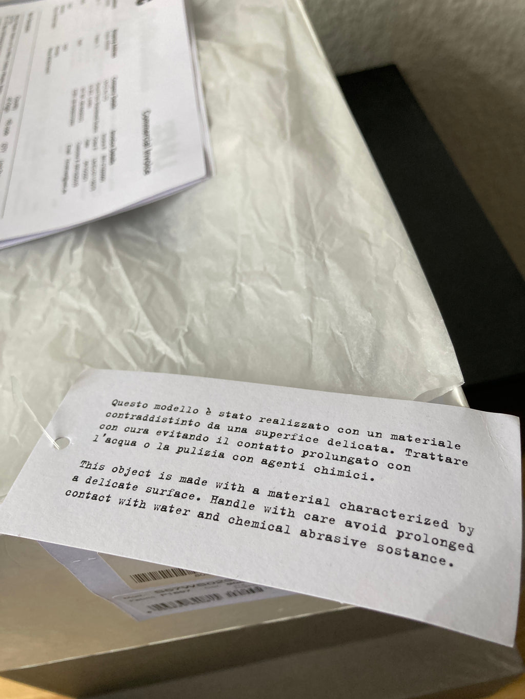 One-of-One Maison Margiela x William Cobbing Clay Splatter Replica in Black and Size IT43