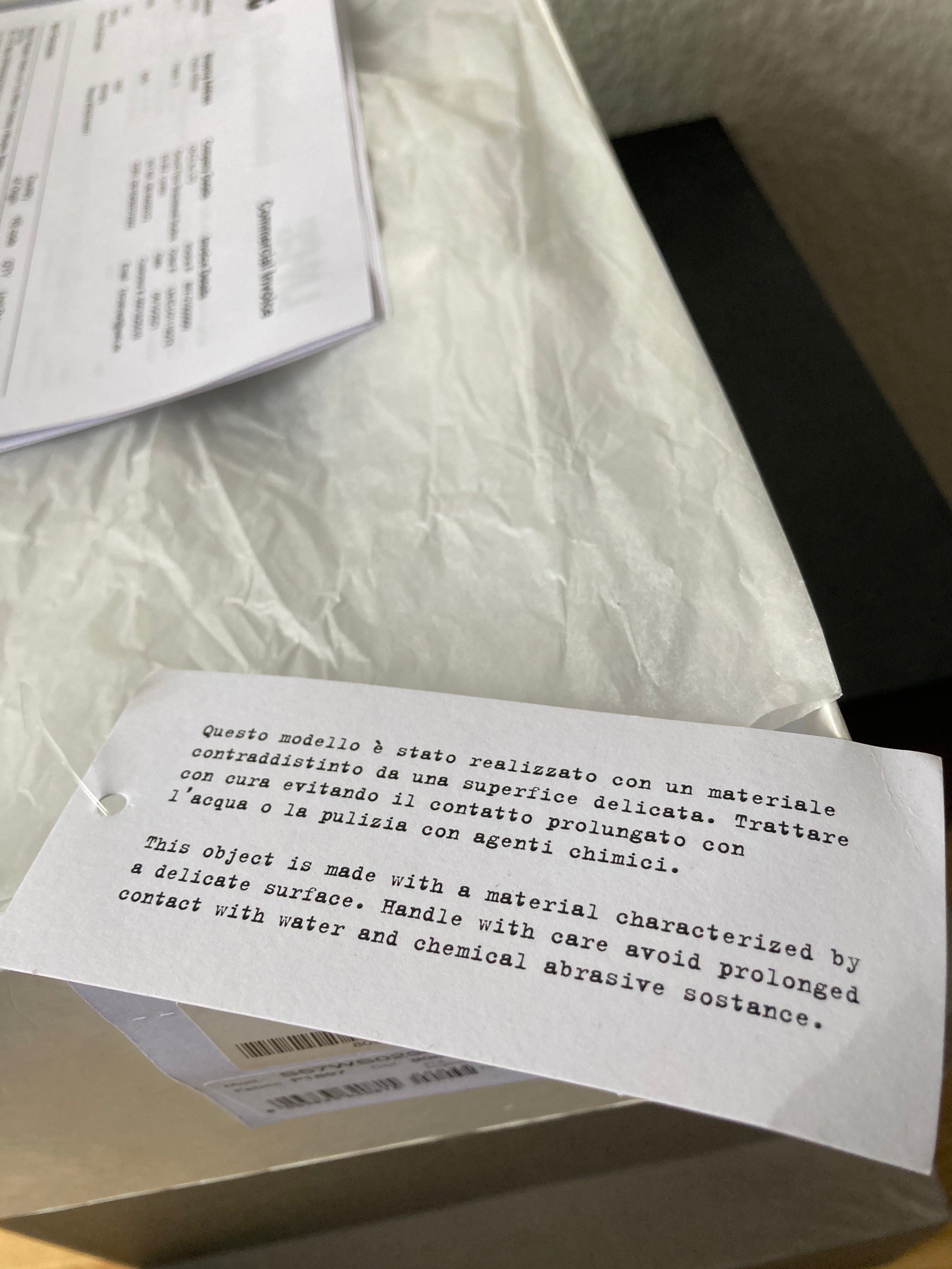 One-of-One Maison Margiela x William Cobbing Clay Splatter Replica in Black and Size IT43