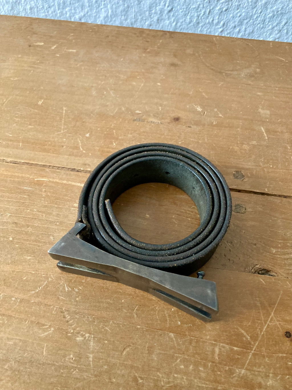 S/S 12 "NASKA" Leather Belt Rick Owens