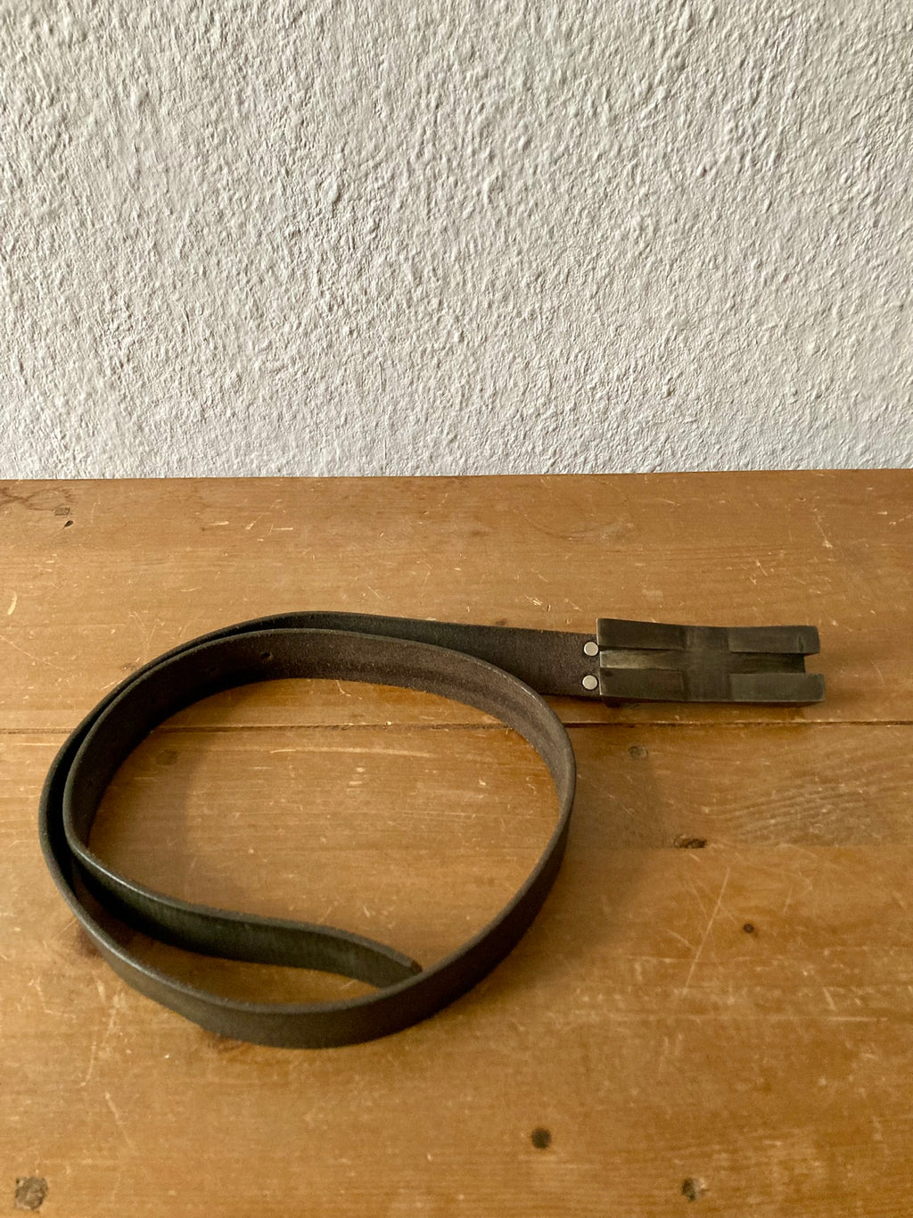 S/S 12 "NASKA" Leather Belt Rick Owens