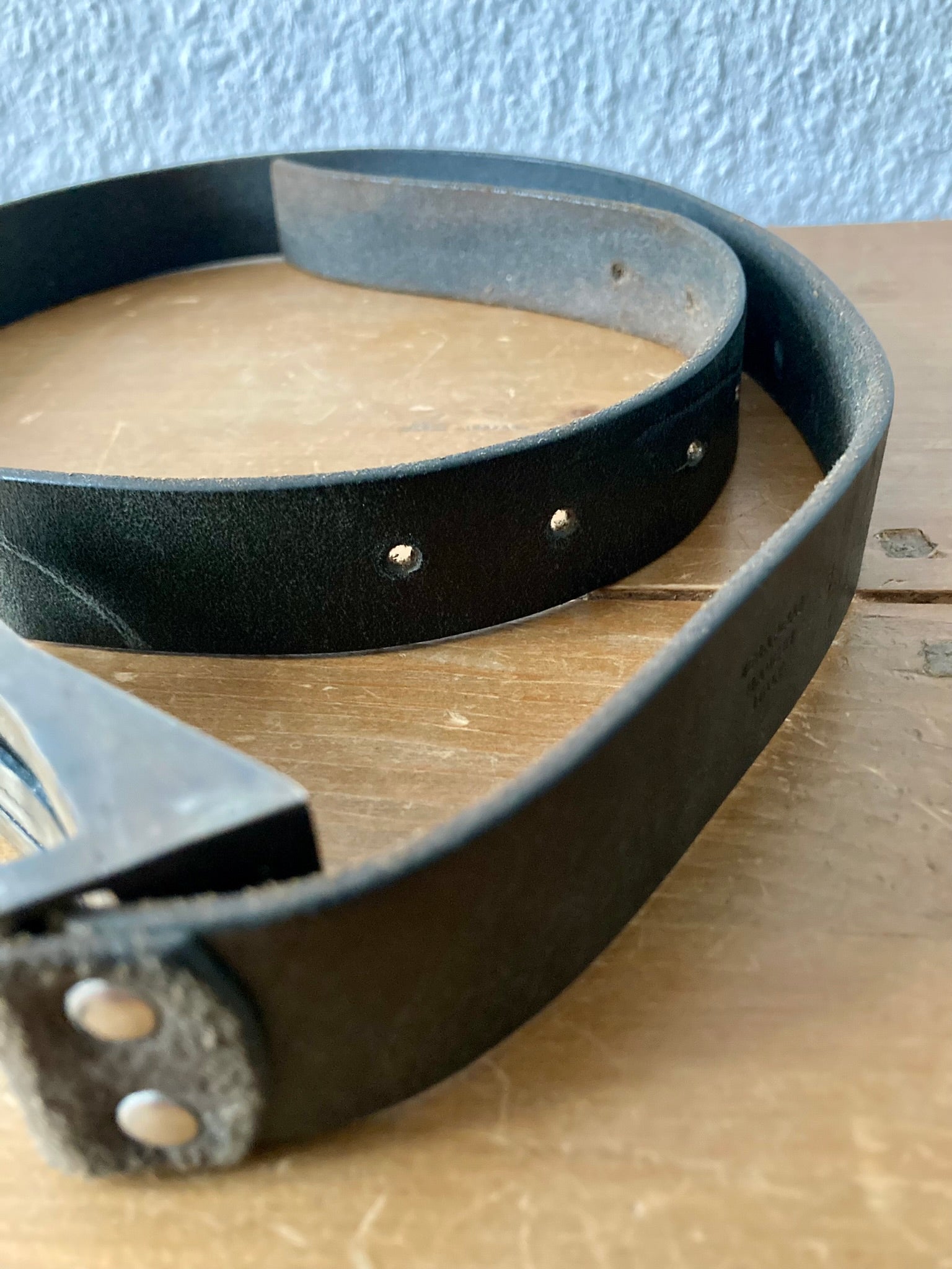 S/S 12 "NASKA" Leather Belt Rick Owens