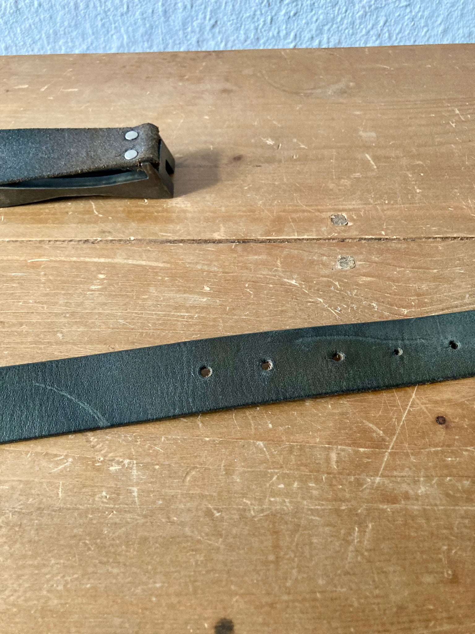 S/S 12 "NASKA" Leather Belt Rick Owens