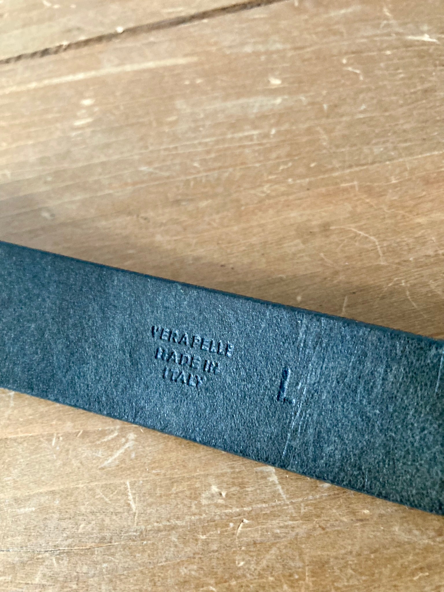 S/S 12 "NASKA" Leather Belt Rick Owens