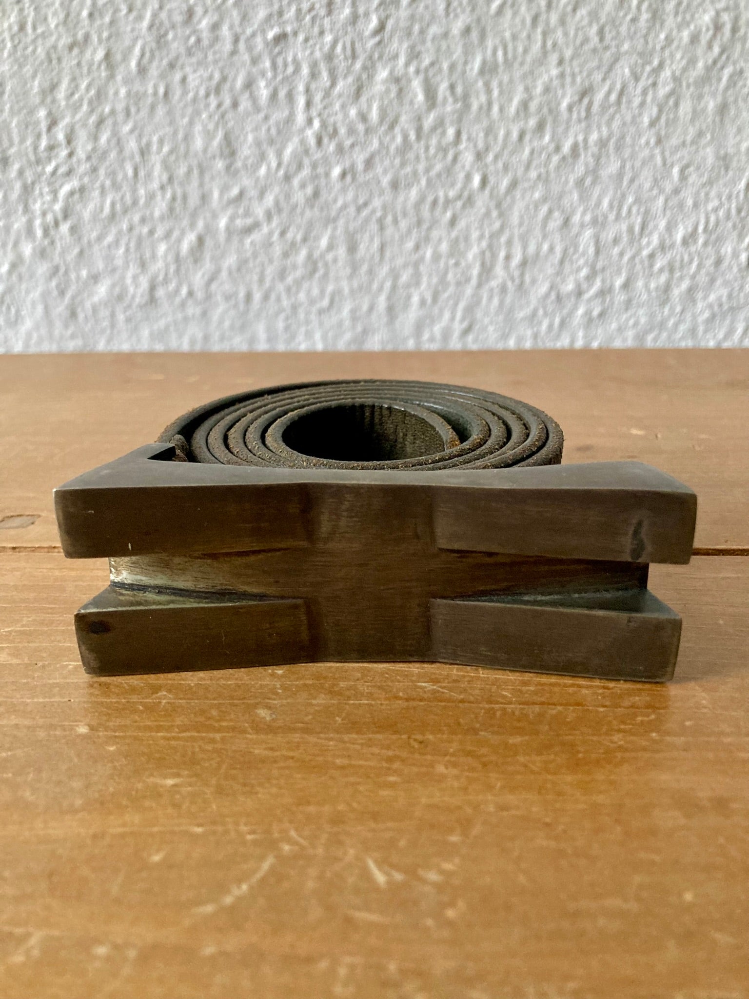 S/S 12 "NASKA" Leather Belt Rick Owens