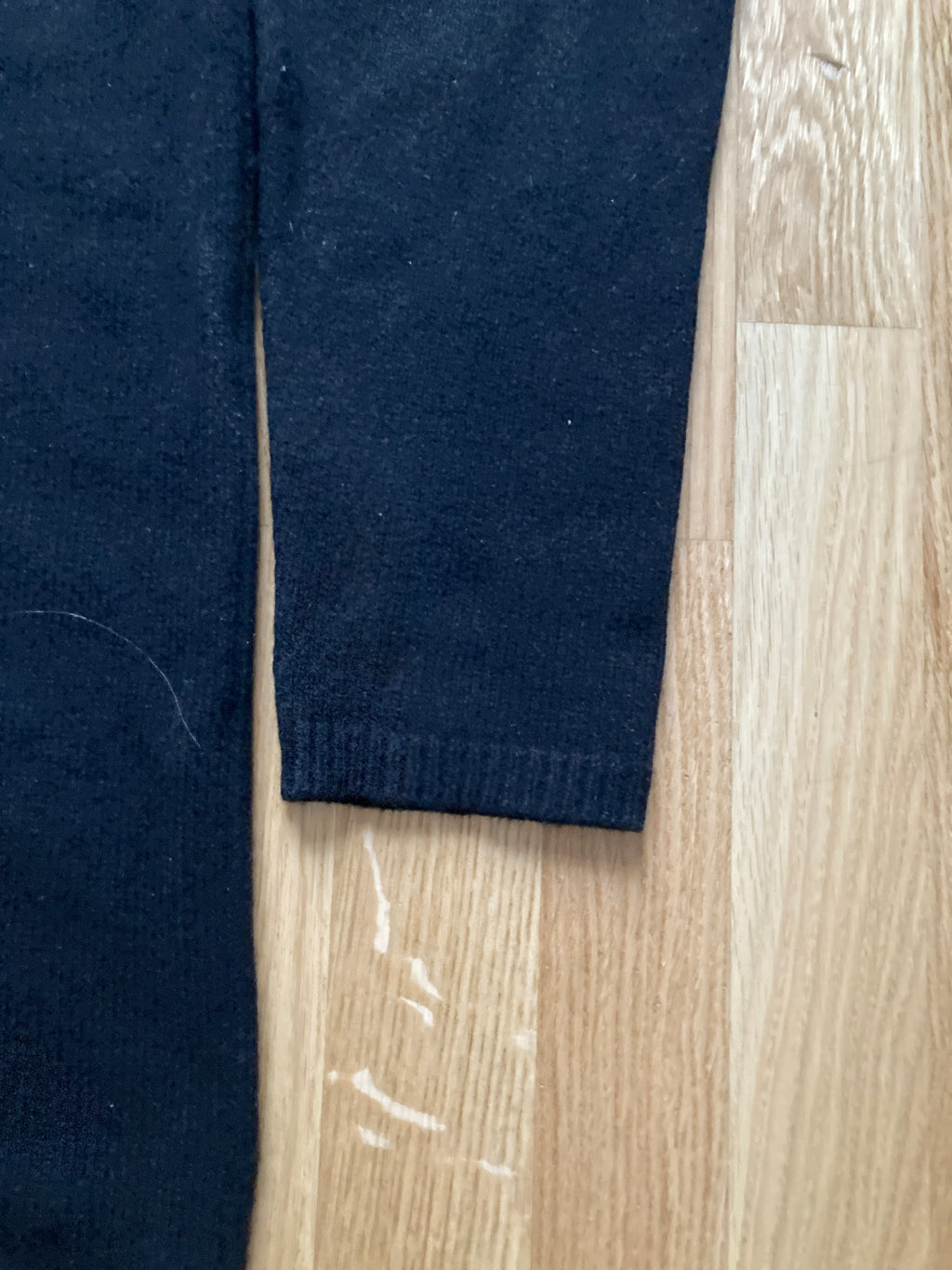 F/W 22 "STROBE" Black Runway Cashmere Hoodie Rick Owens L