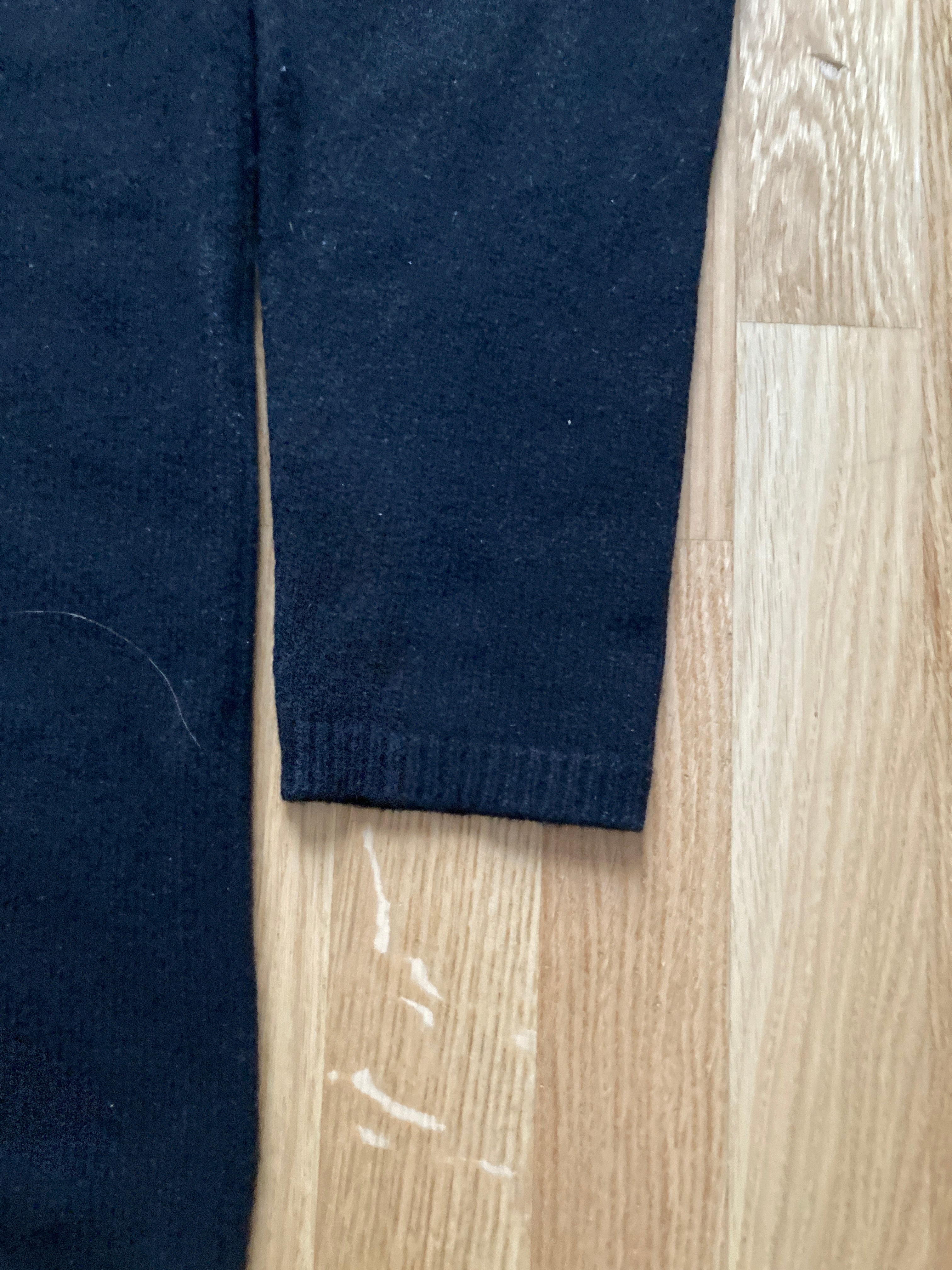 F/W 22 "STROBE" Black Runway Cashmere Hoodie Rick Owens L