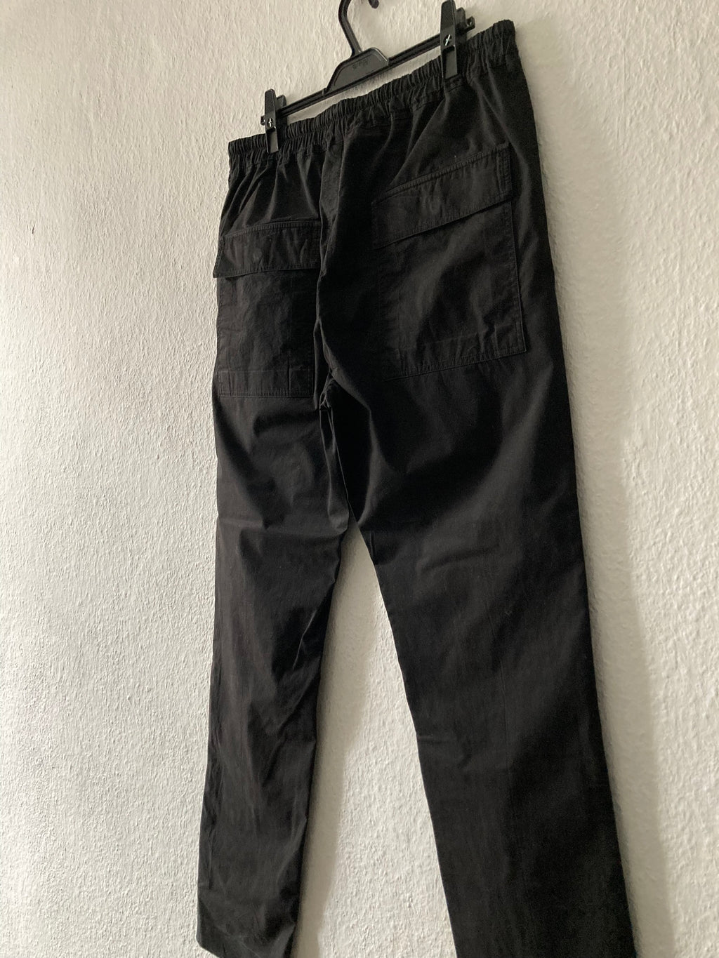 S/S 23 "EDFU" Drawstring Slim Long Pants in Black