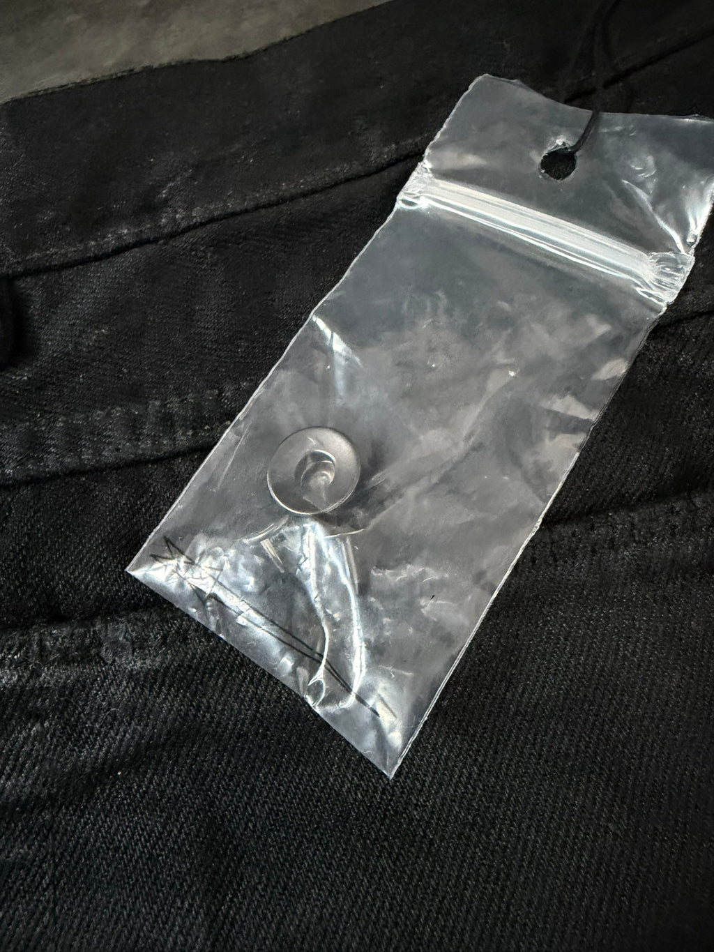 F/W 06 "DUSTULATOR" Black Wax Detroit Cut Denim Jeans Rick Owens
