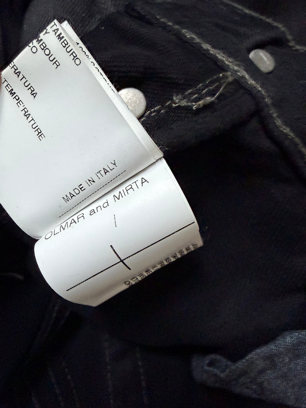 F/W 06 "DUSTULATOR" Black Wax Detroit Cut Denim Jeans Rick Owens