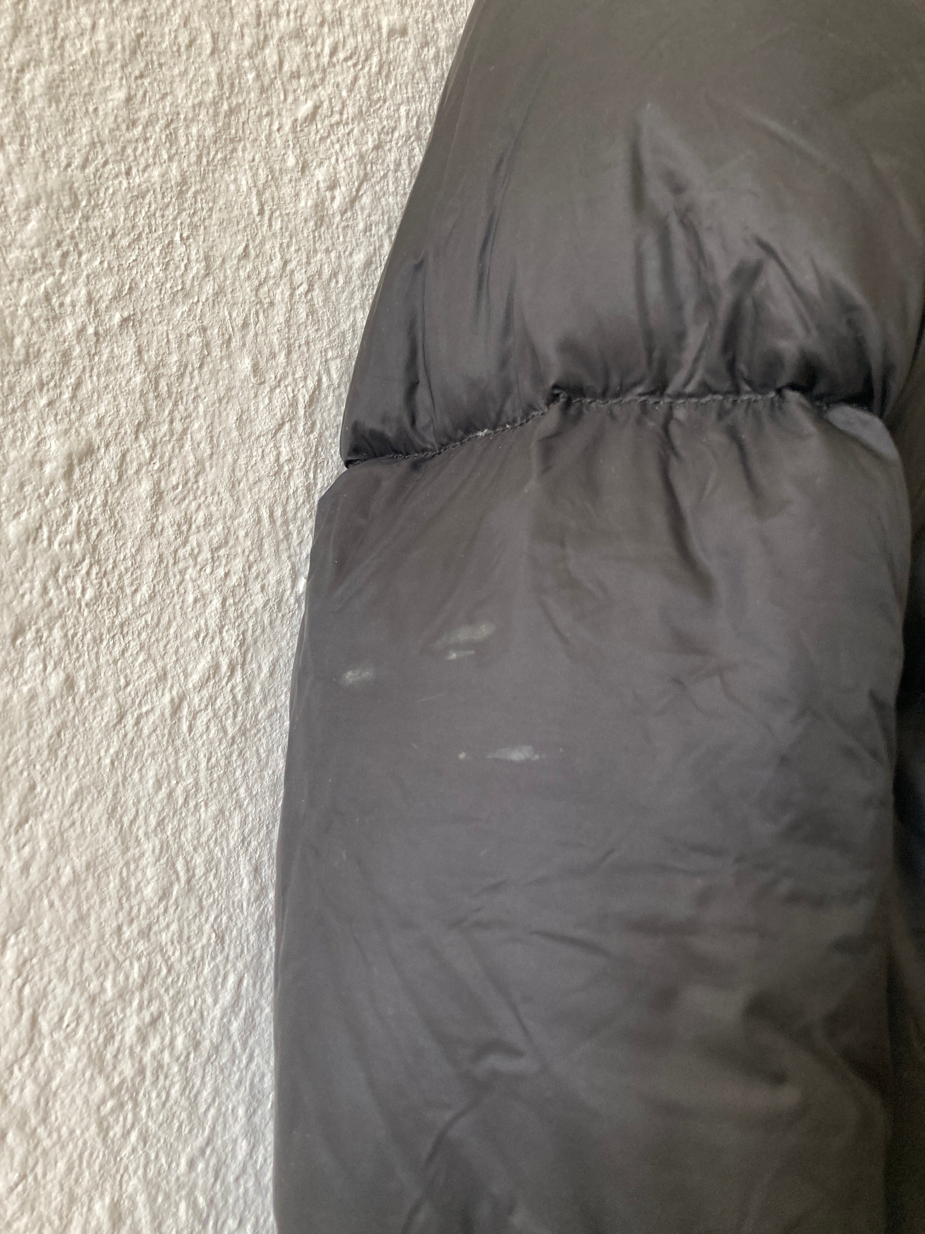 F/W 16 "MASTODON" Runway Pannier Cargo Down Puffer Coat in Black Size 50/M