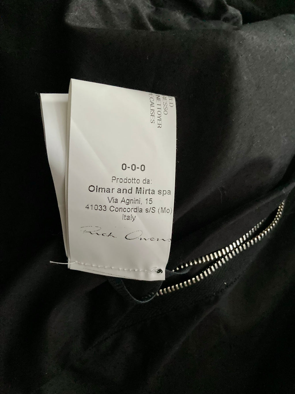 F/W 14 "MOODY" Runway Cashmere-Lined Shoulder Epaulet Leather Jacket in Black Size 50/M