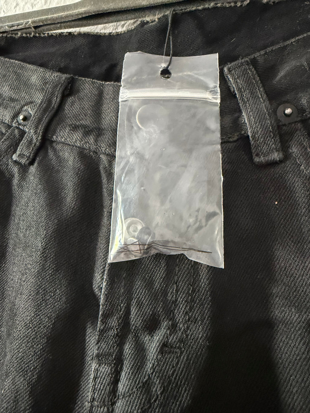 F/W 06 "DUSTULATOR" Black Wax Detroit Cut Denim Jeans Rick Owens