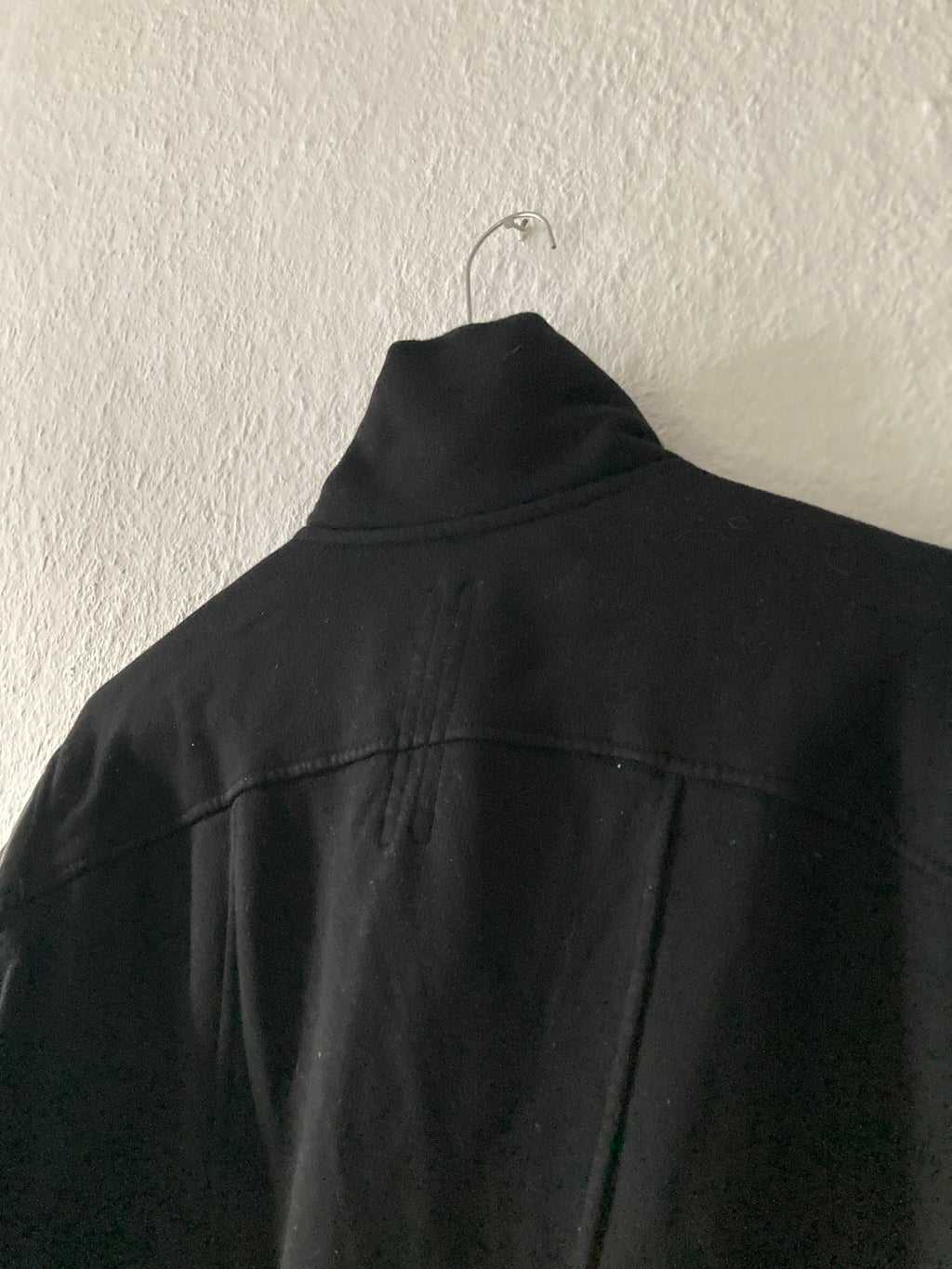 F/W 14 “MOODY” Felpa Mollino Jacket w. Leather Sleeves XL