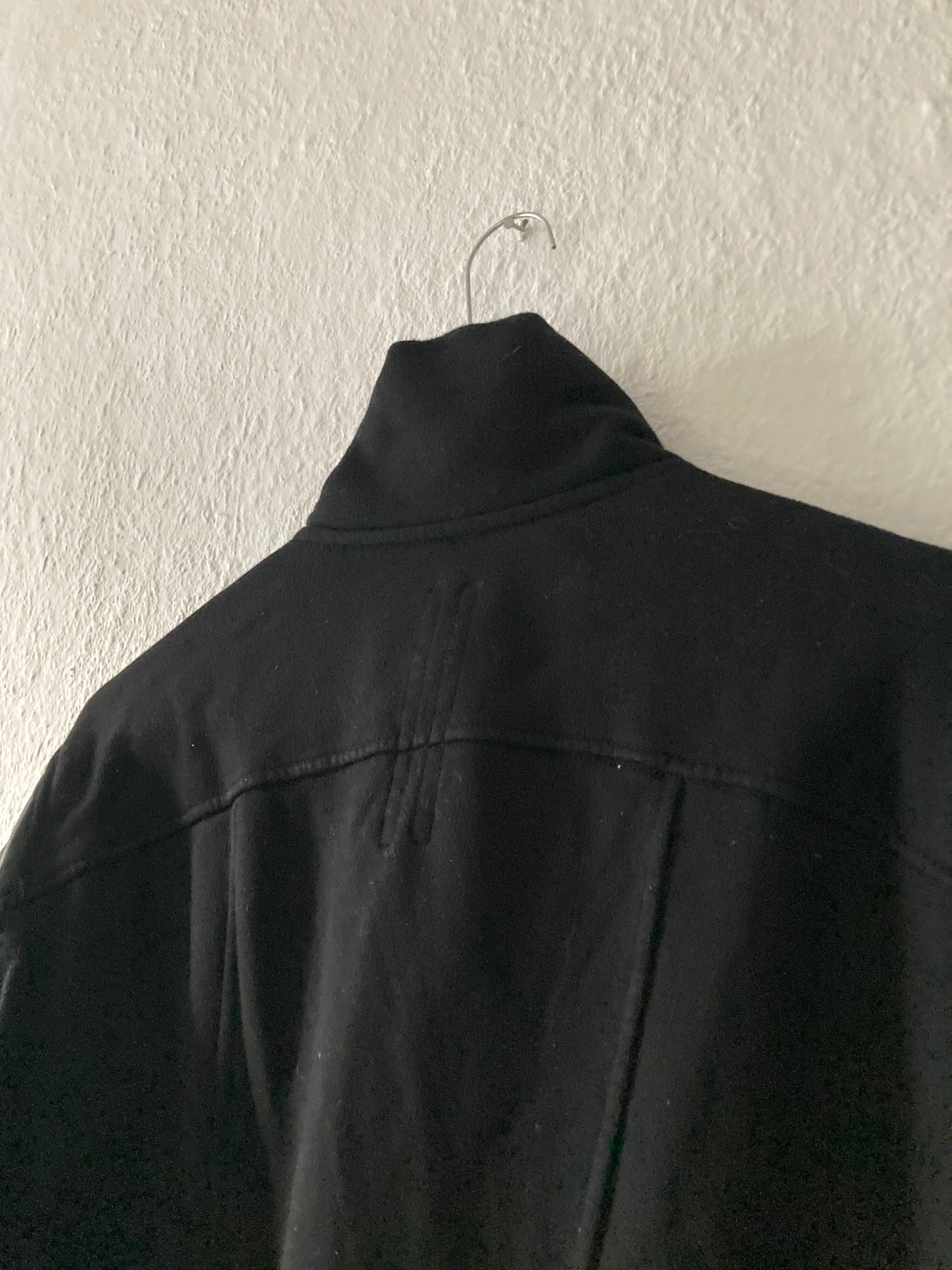 F/W 14 “MOODY” Felpa Mollino Jacket w. Leather Sleeves XL