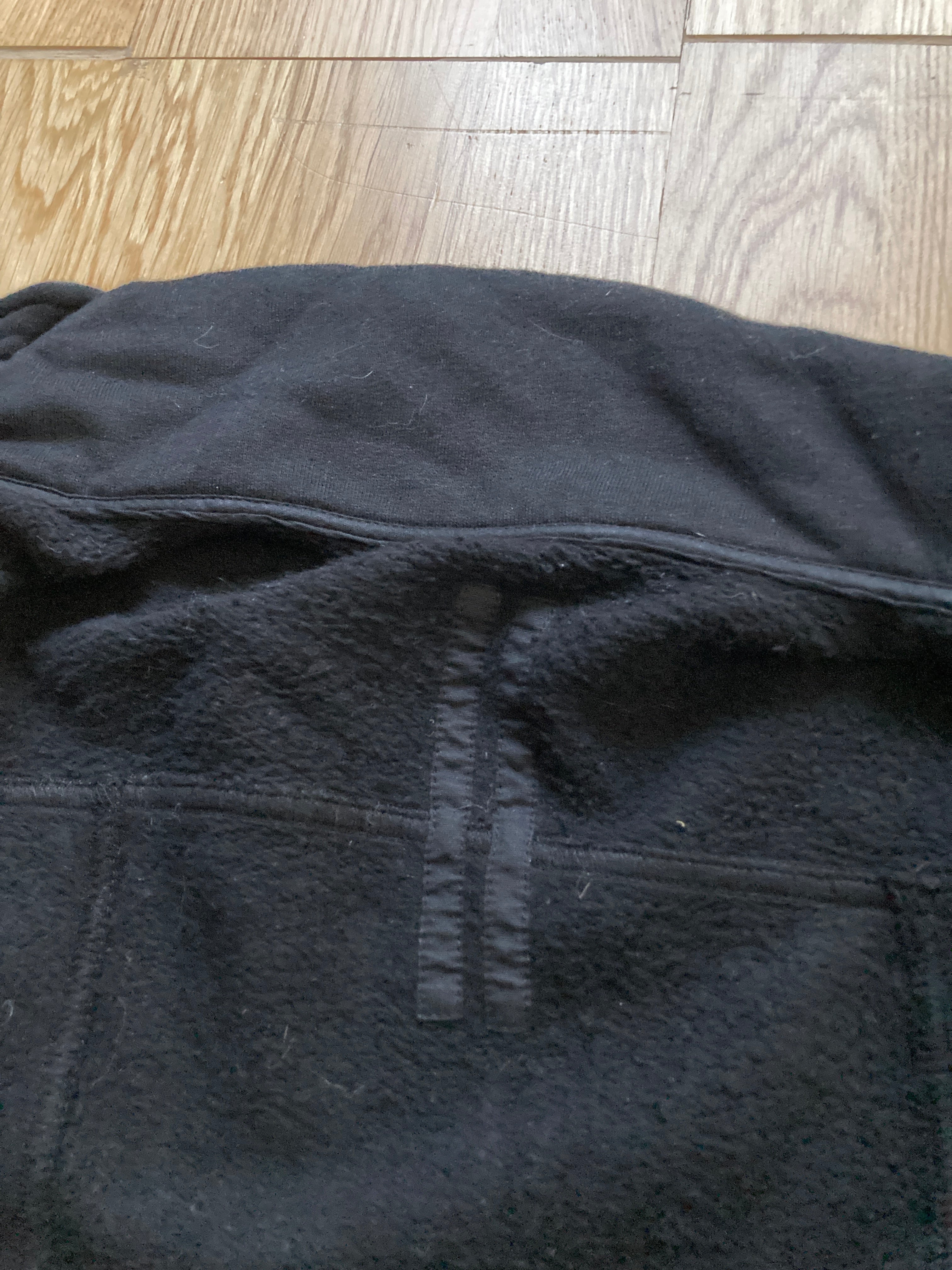 F/W 14 “MOODY” Felpa Mollino Jacket w. Leather Sleeves XL