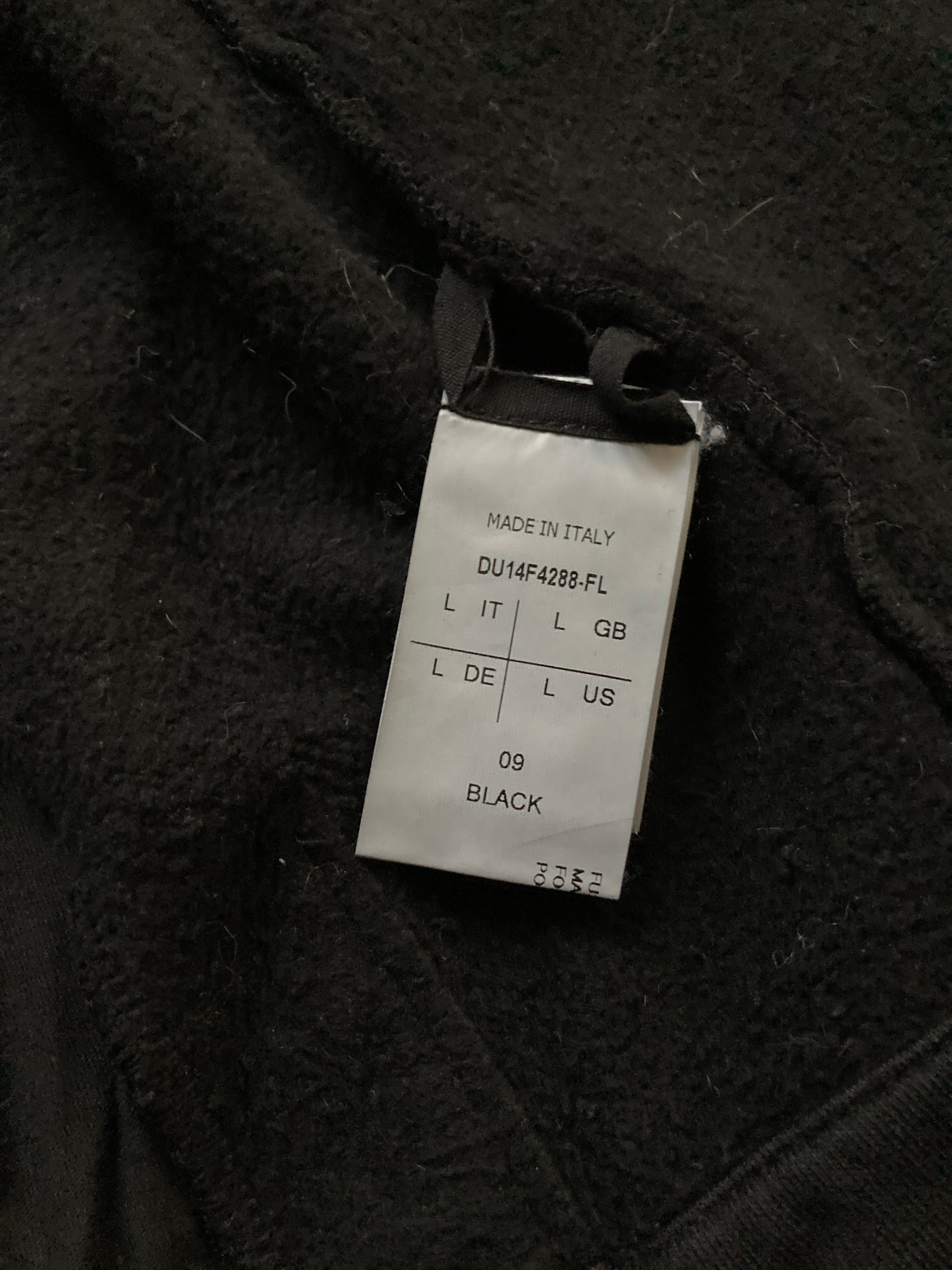 F/W 14 “MOODY” Felpa Mollino Jacket w. Leather Sleeves XL