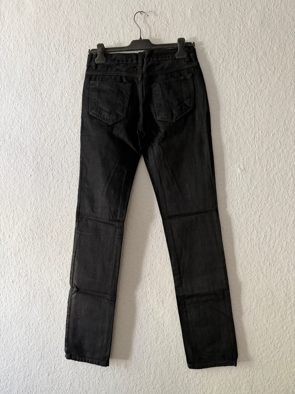 F/W 06 "DUSTULATOR" Black Wax Detroit Cut Denim Jeans Rick Owens