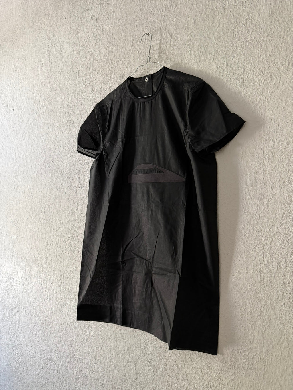 S/S 16 "CYCLOPS" Black Waxed Runway Eye Tank Top Rick Owens L