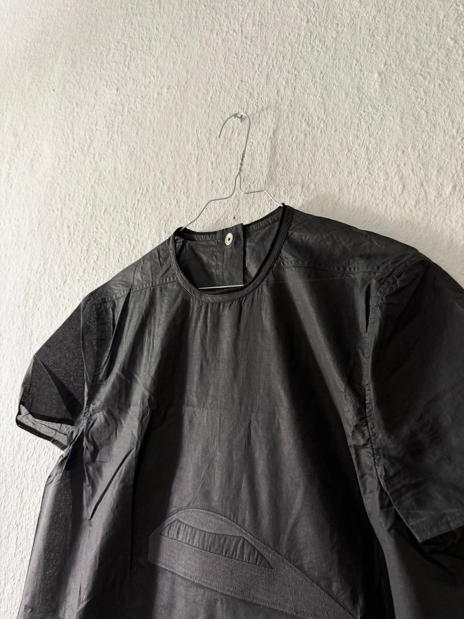 S/S 16 "CYCLOPS" Black Waxed Runway Eye Tank Top Rick Owens L