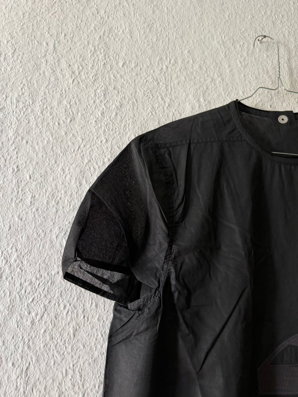 S/S 16 "CYCLOPS" Black Waxed Runway Eye Tank Top Rick Owens L