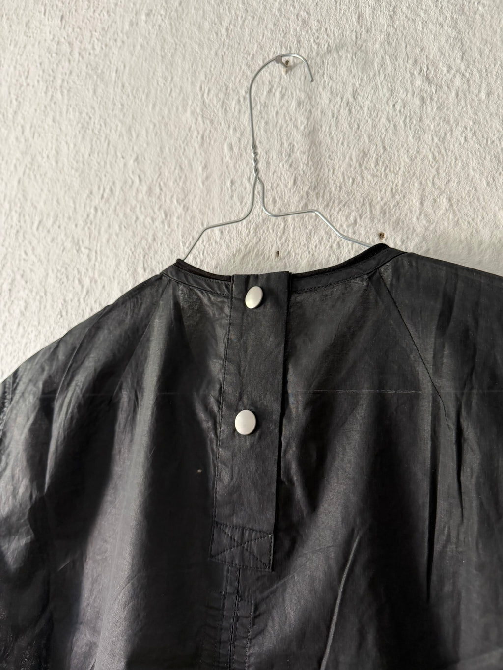 S/S 16 "CYCLOPS" Black Waxed Runway Eye Tank Top Rick Owens L