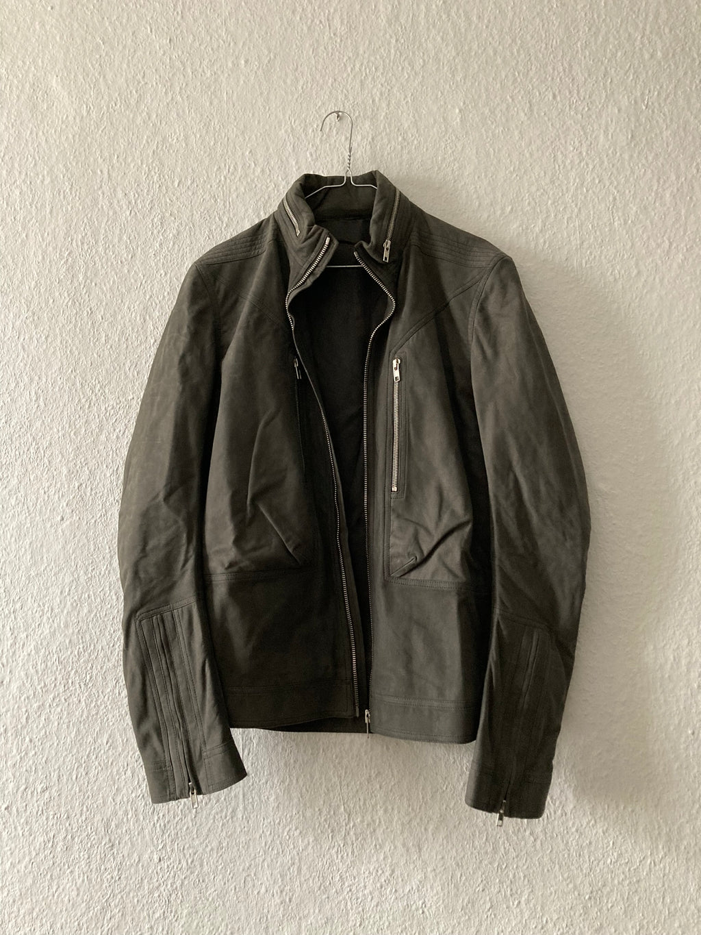 F/W 15 "SPHINX" IES Suede Lamb Leather Jacket