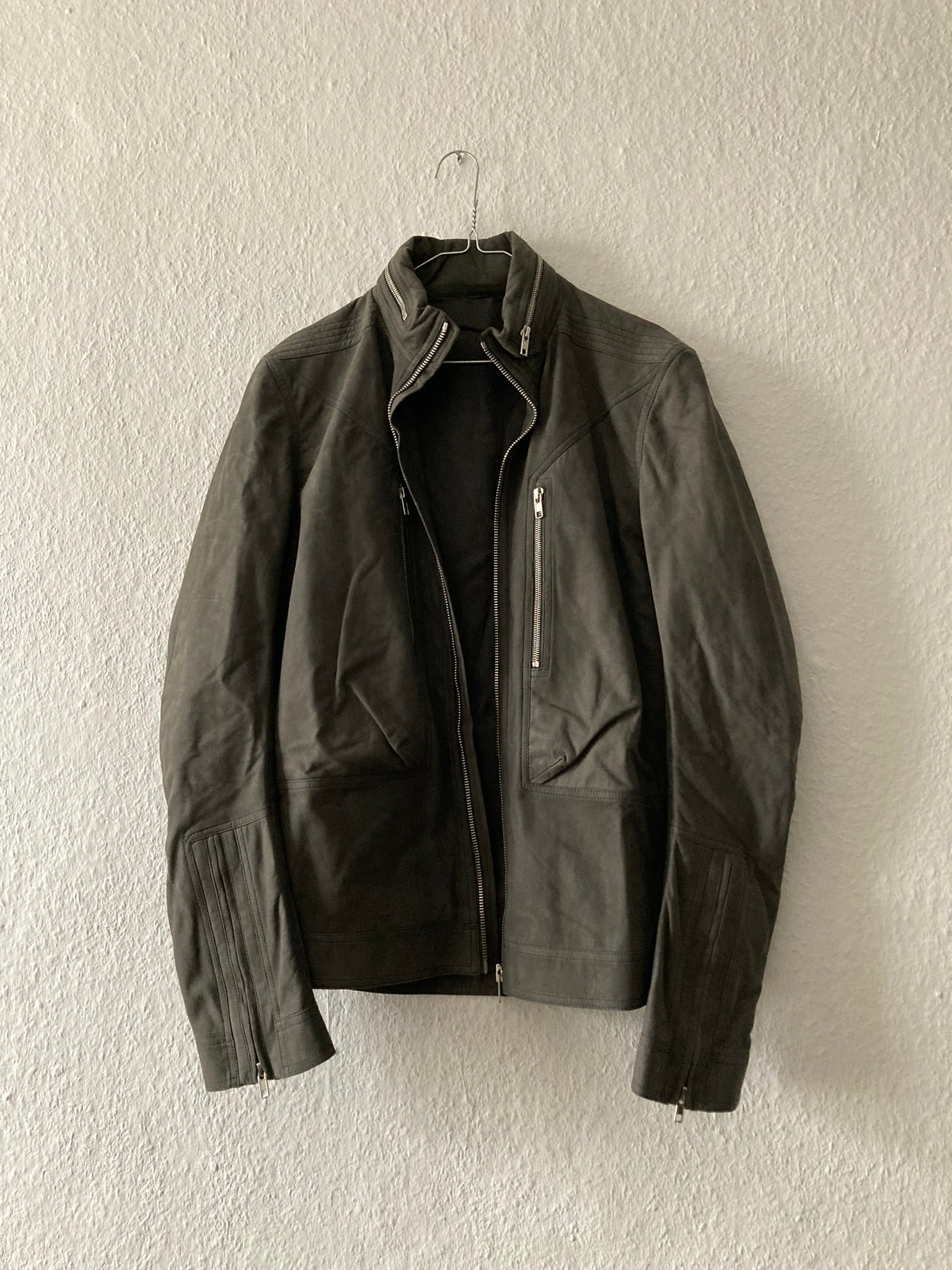 F/W 15 "SPHINX" IES Suede Lamb Leather Jacket