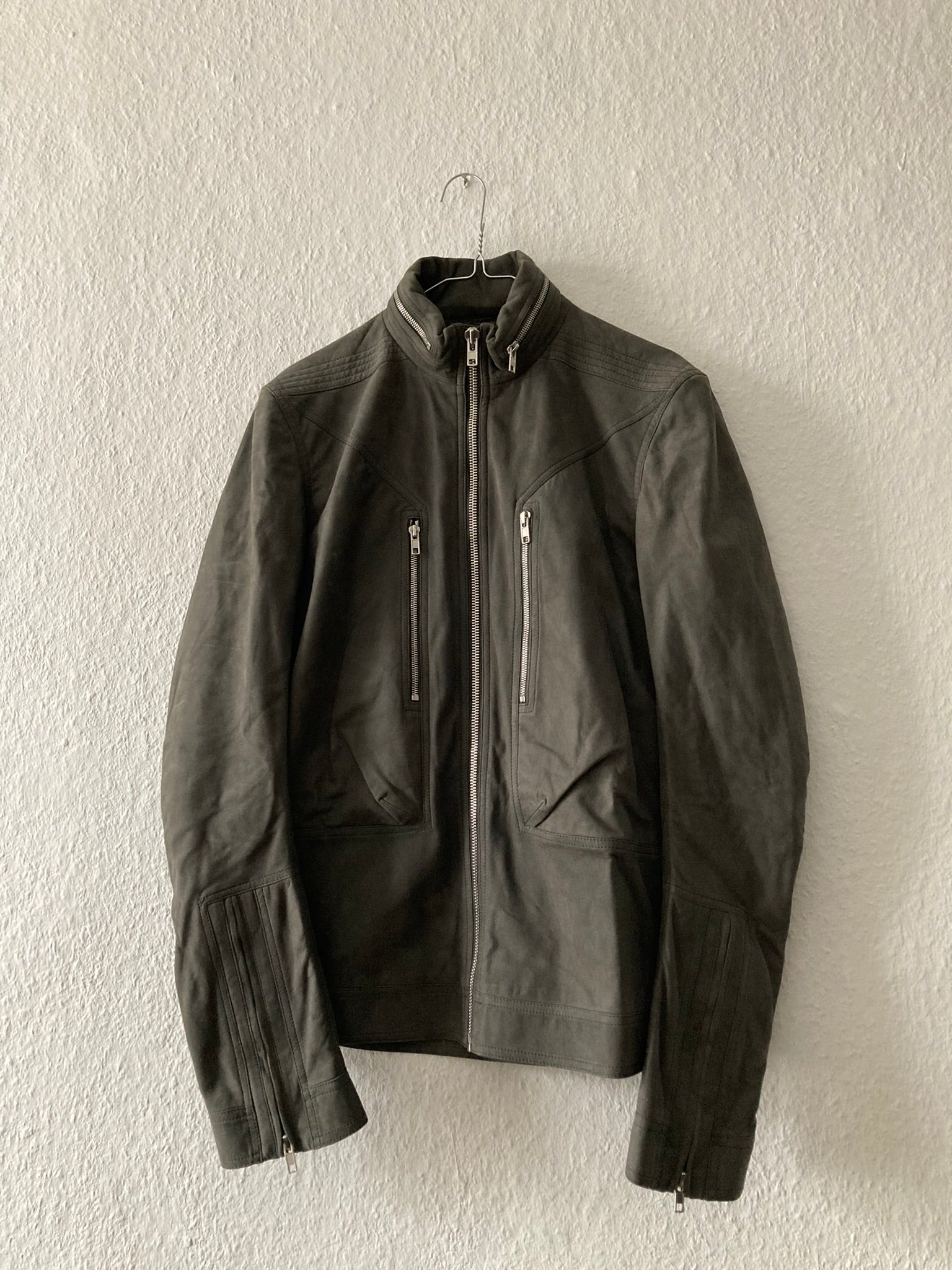F/W 15 "SPHINX" IES Suede Lamb Leather Jacket