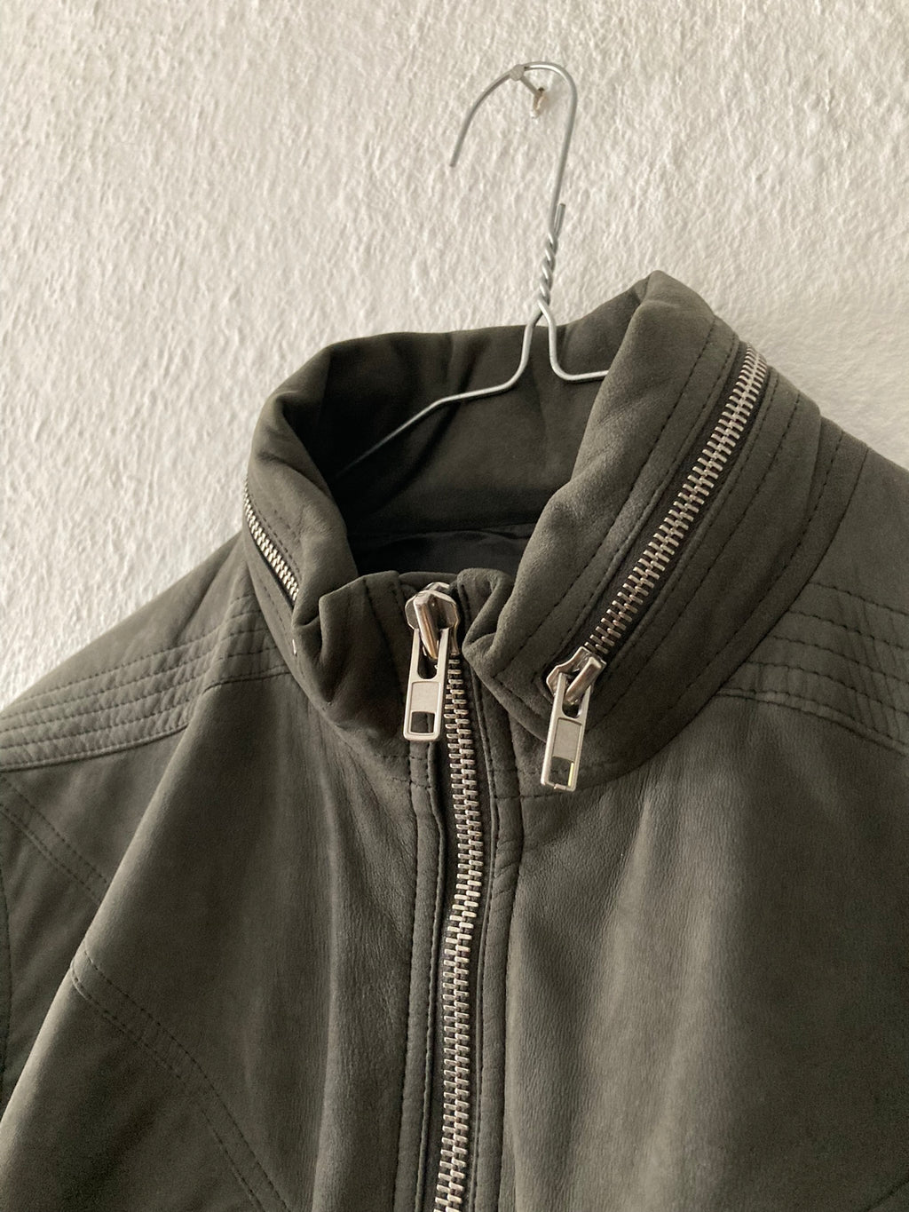 F/W 15 "SPHINX" IES Suede Lamb Leather Jacket