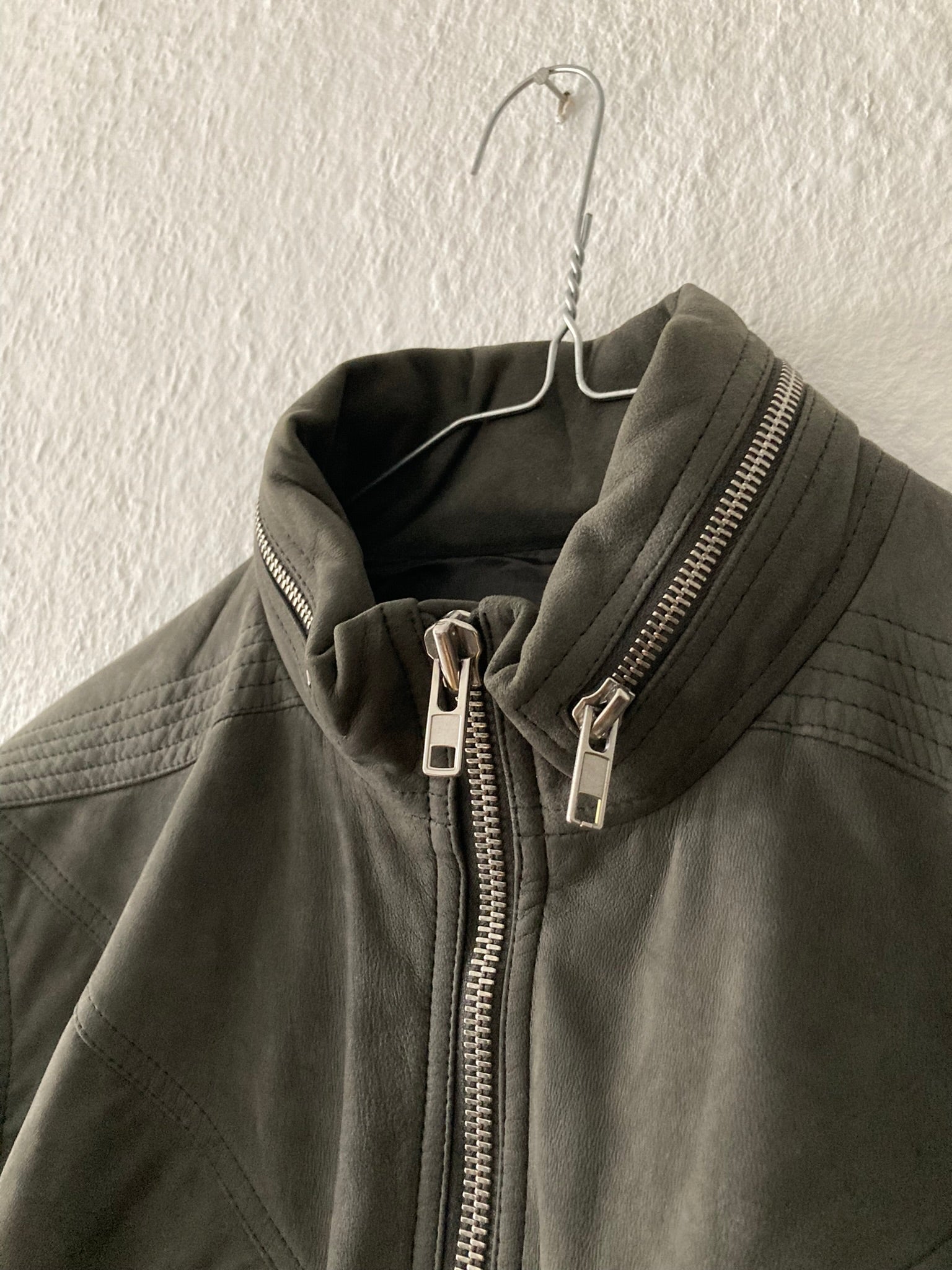 F/W 15 "SPHINX" IES Suede Lamb Leather Jacket