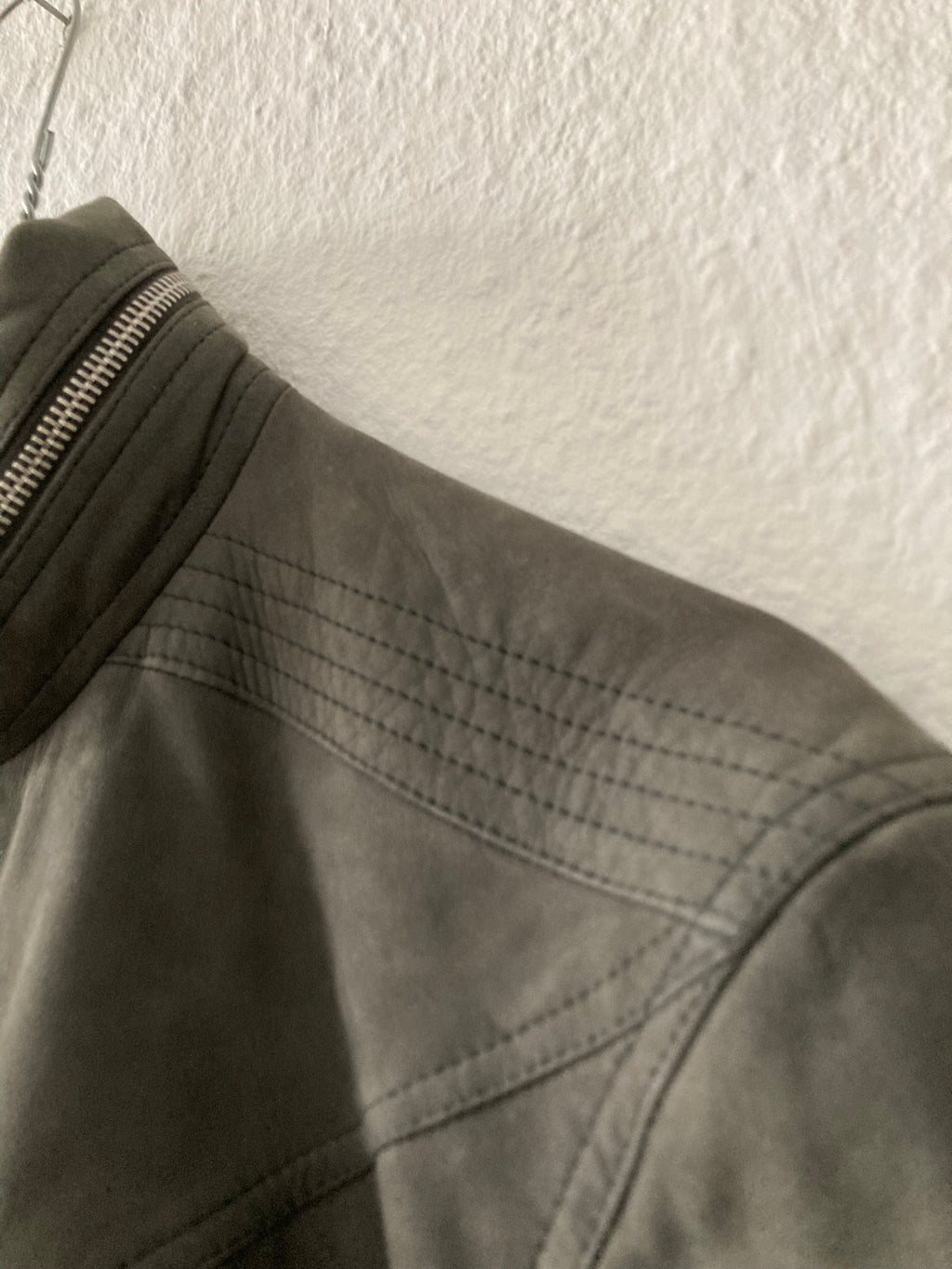 F/W 15 "SPHINX" IES Suede Lamb Leather Jacket