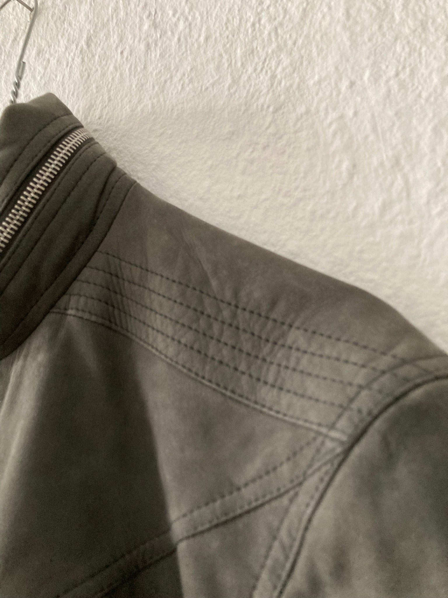 F/W 15 "SPHINX" IES Suede Lamb Leather Jacket