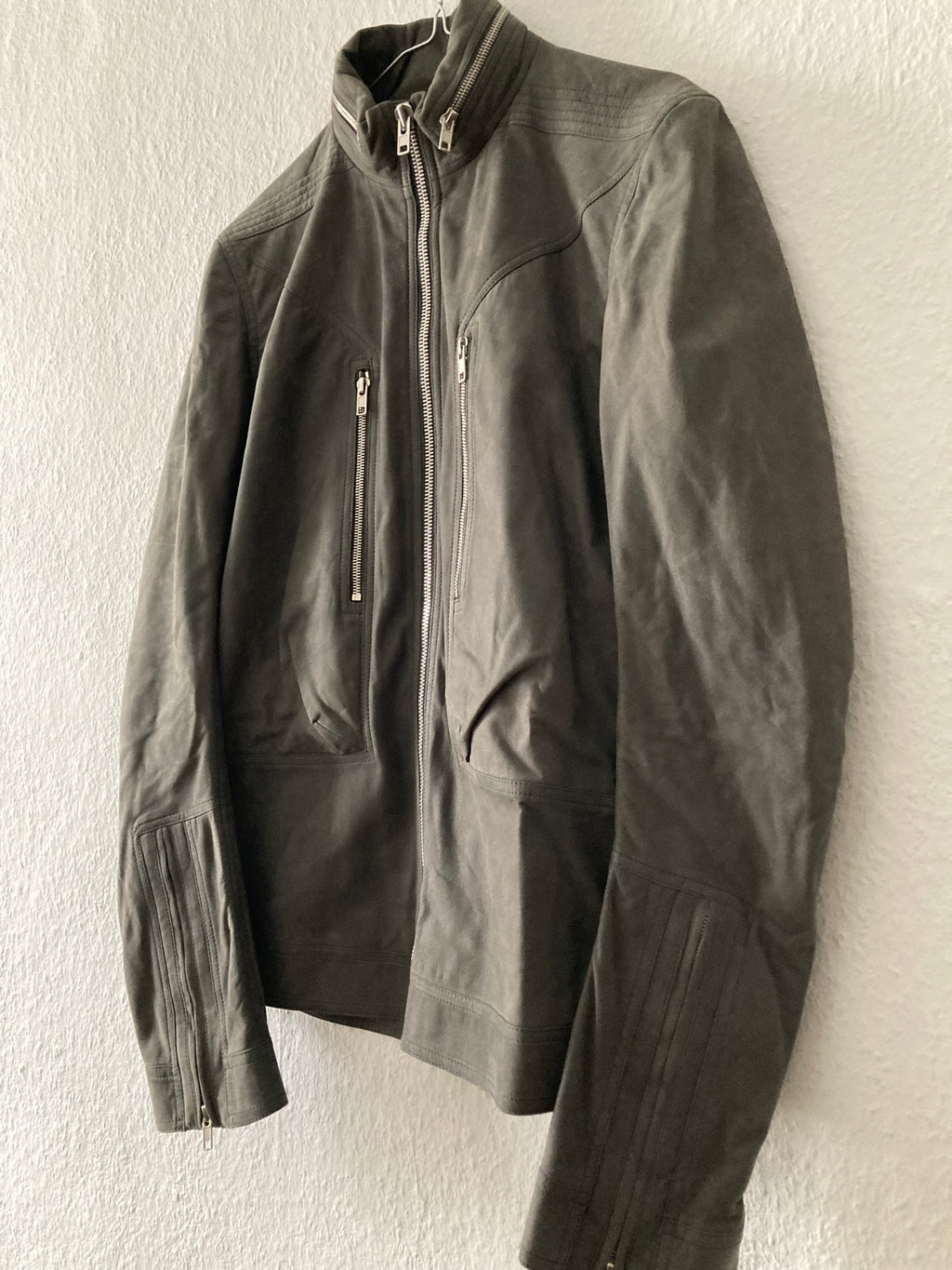 F/W 15 "SPHINX" IES Suede Lamb Leather Jacket