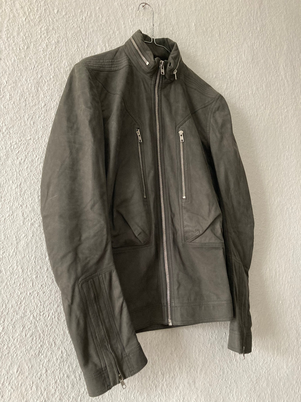 F/W 15 "SPHINX" IES Suede Lamb Leather Jacket