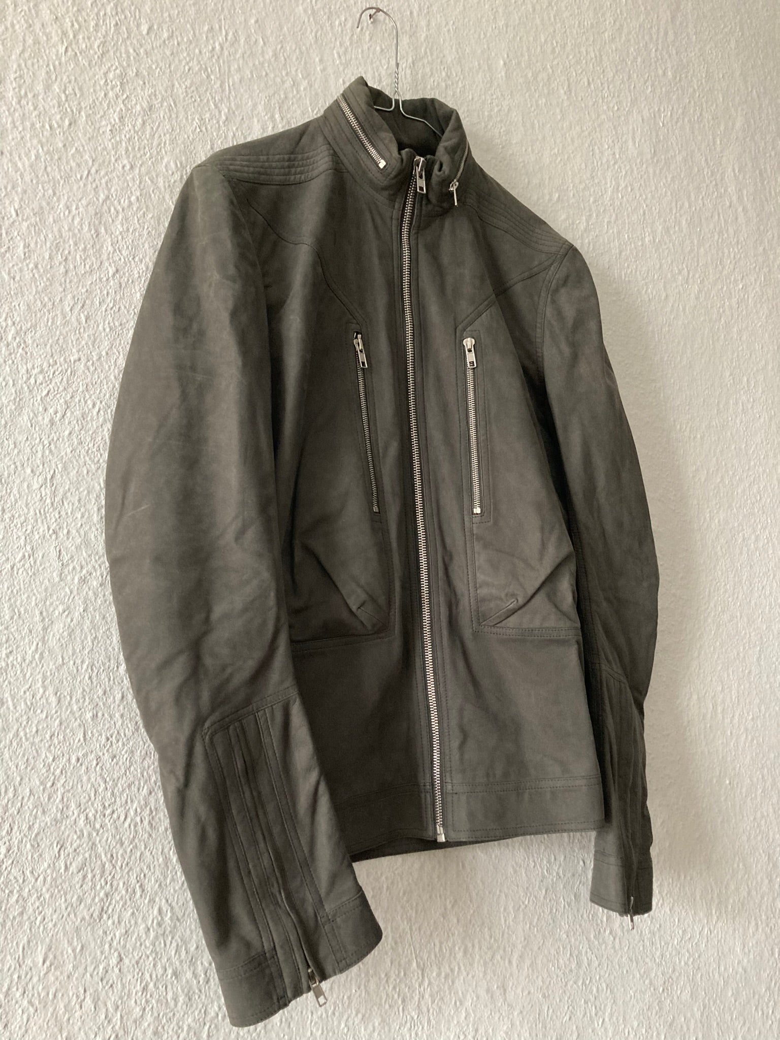 F/W 15 "SPHINX" IES Suede Lamb Leather Jacket