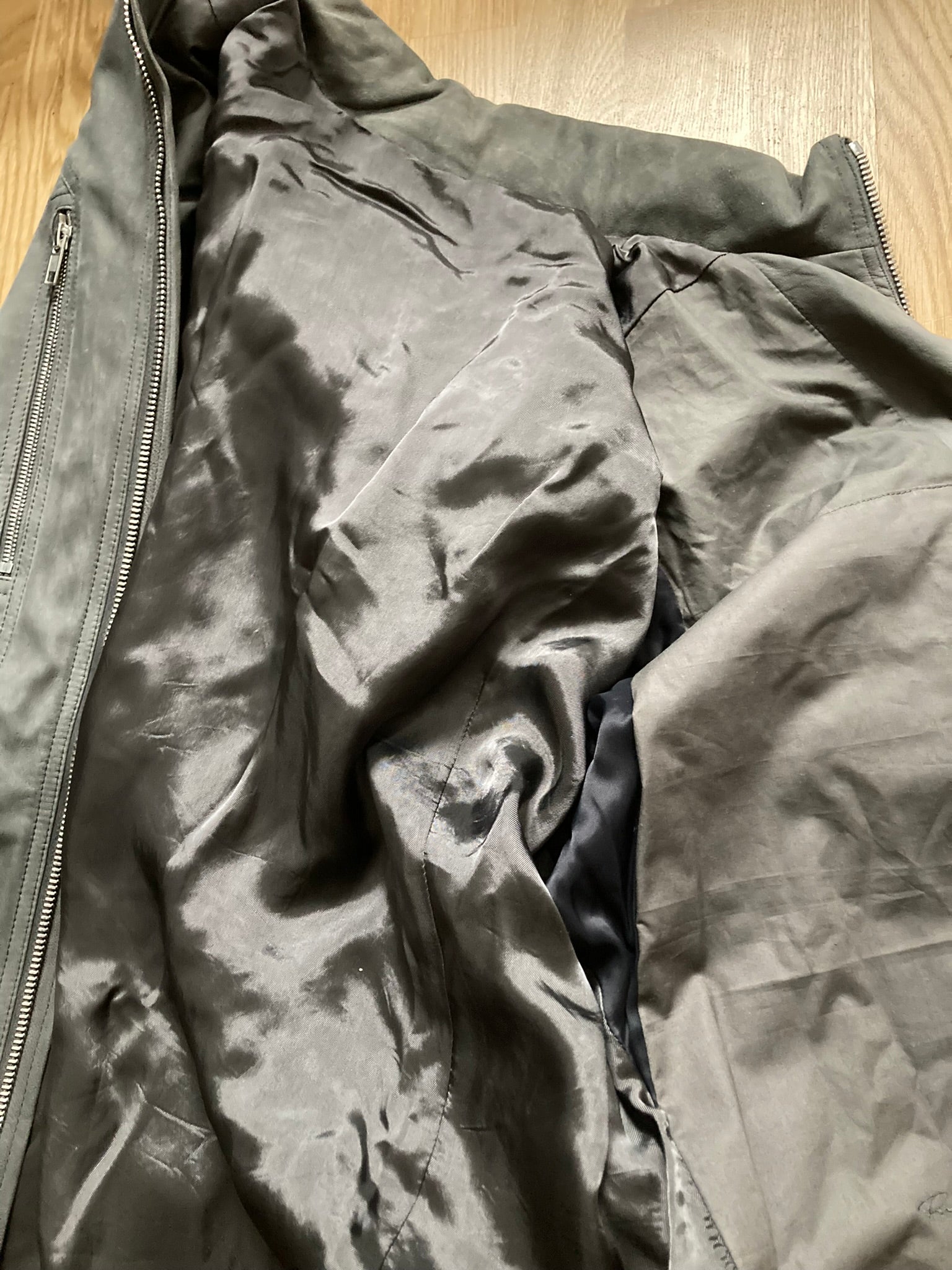 F/W 15 "SPHINX" IES Suede Lamb Leather Jacket