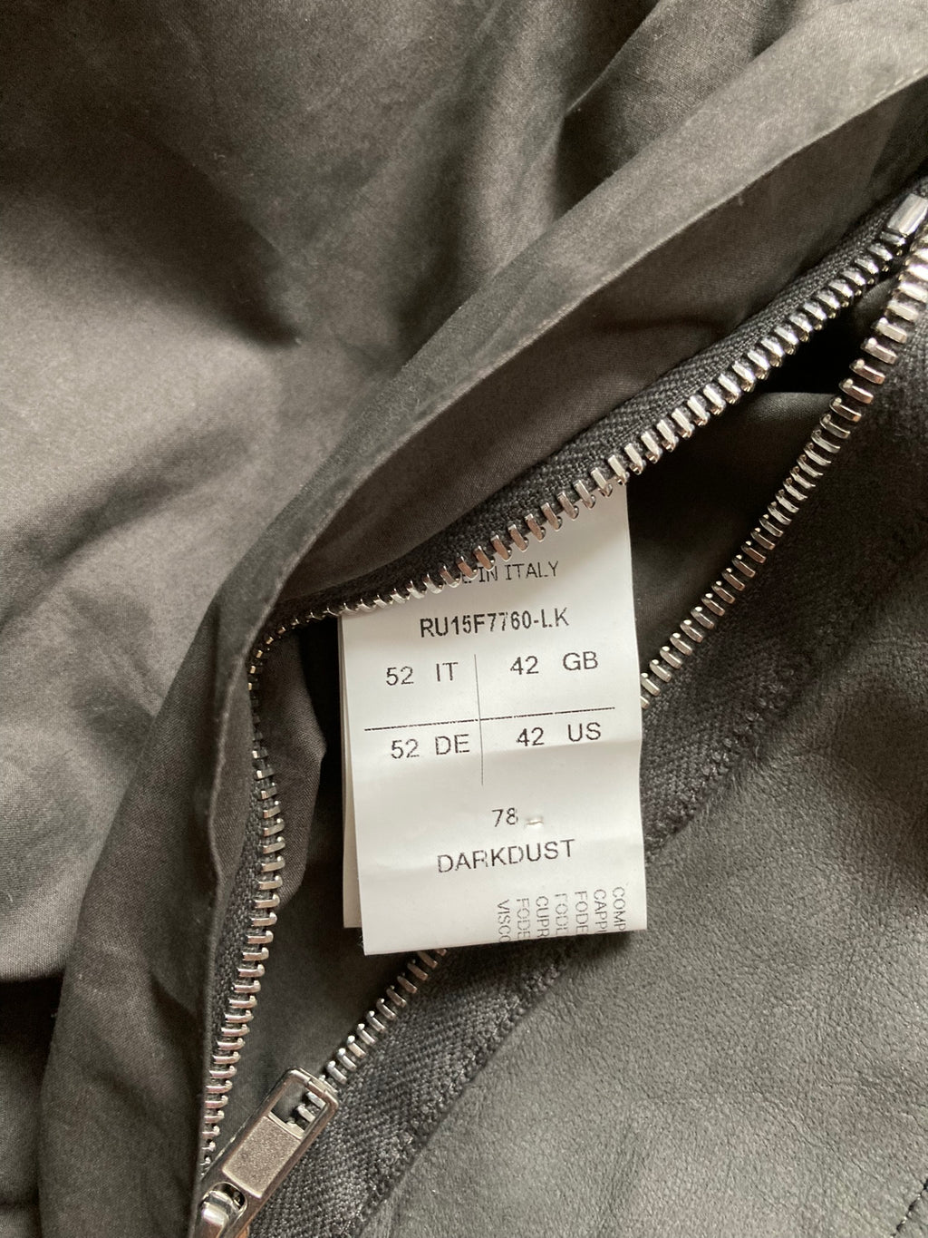 F/W 15 "SPHINX" IES Suede Lamb Leather Jacket