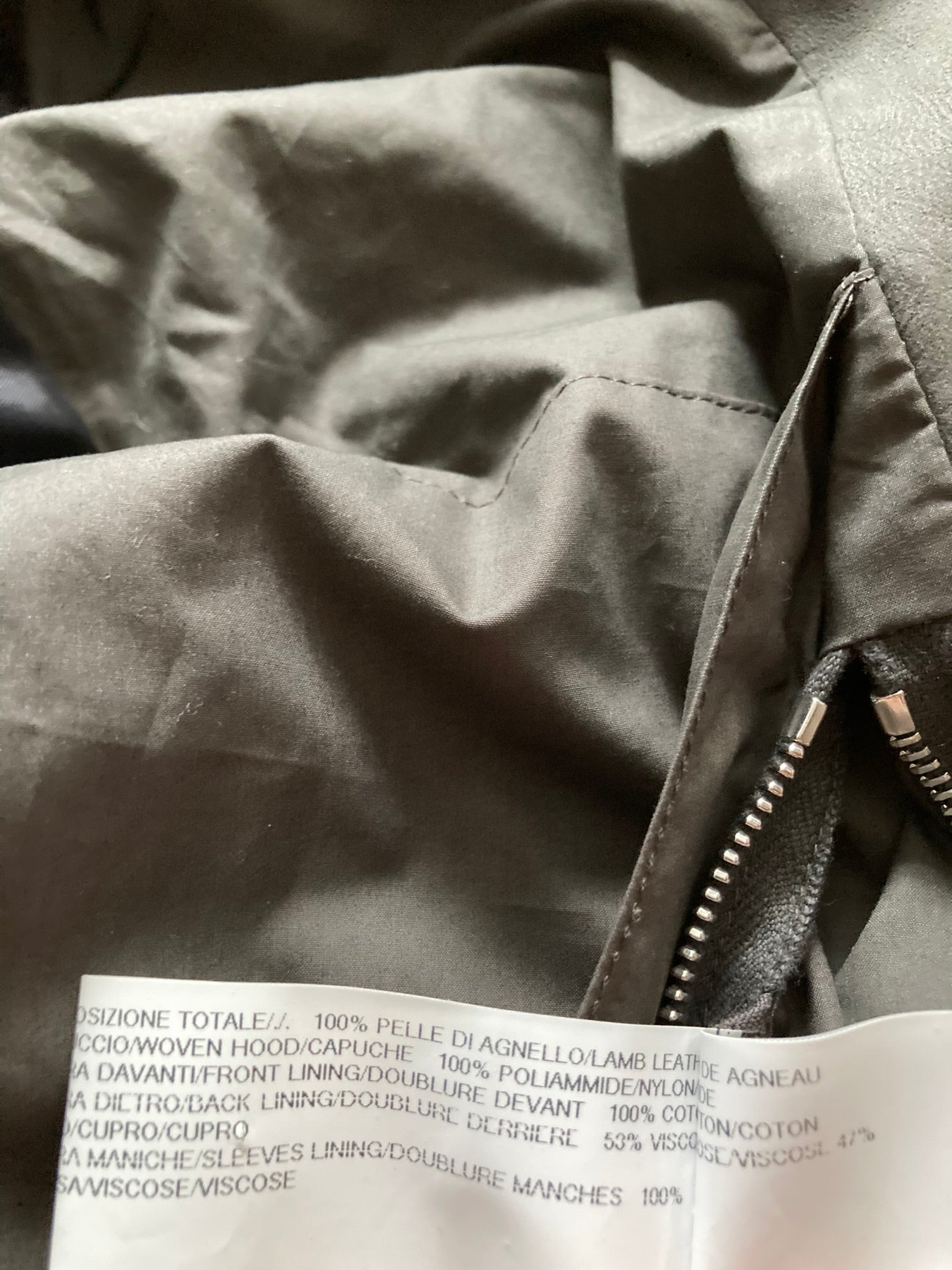 F/W 15 "SPHINX" IES Suede Lamb Leather Jacket