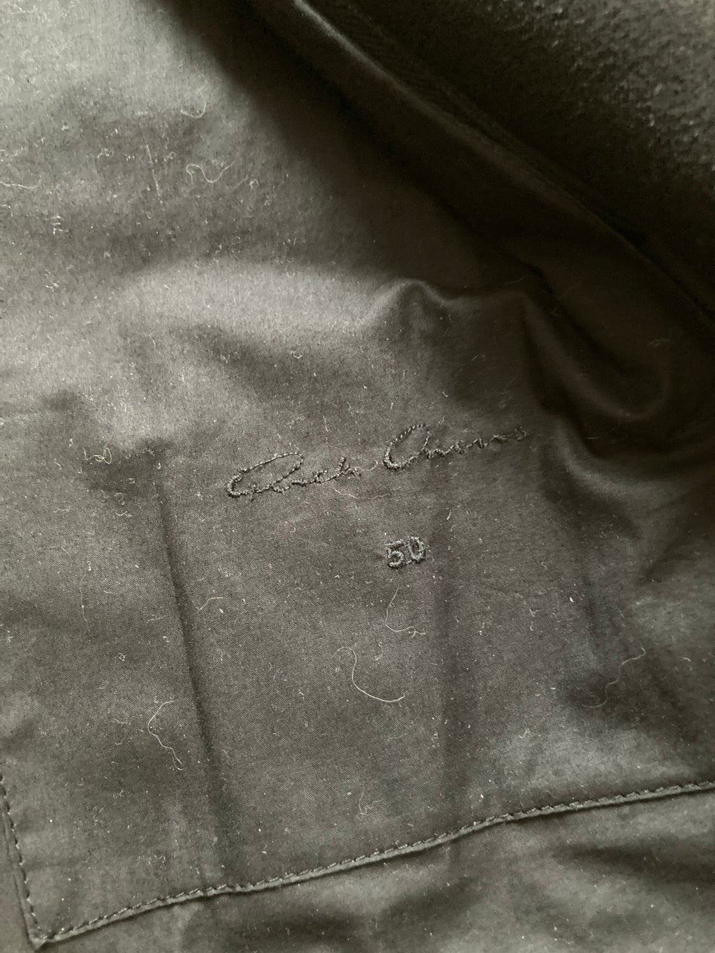 F/W 14 "MOODY" Sample Wool Blazer Rick Owens IT50/M