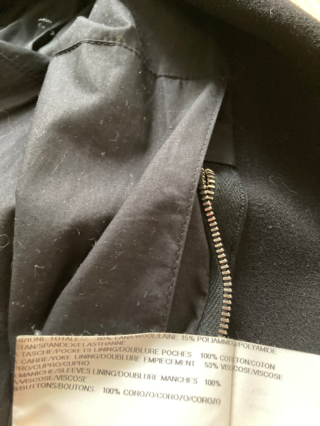 F/W 14 "MOODY" Sample Wool Blazer Rick Owens IT50/M