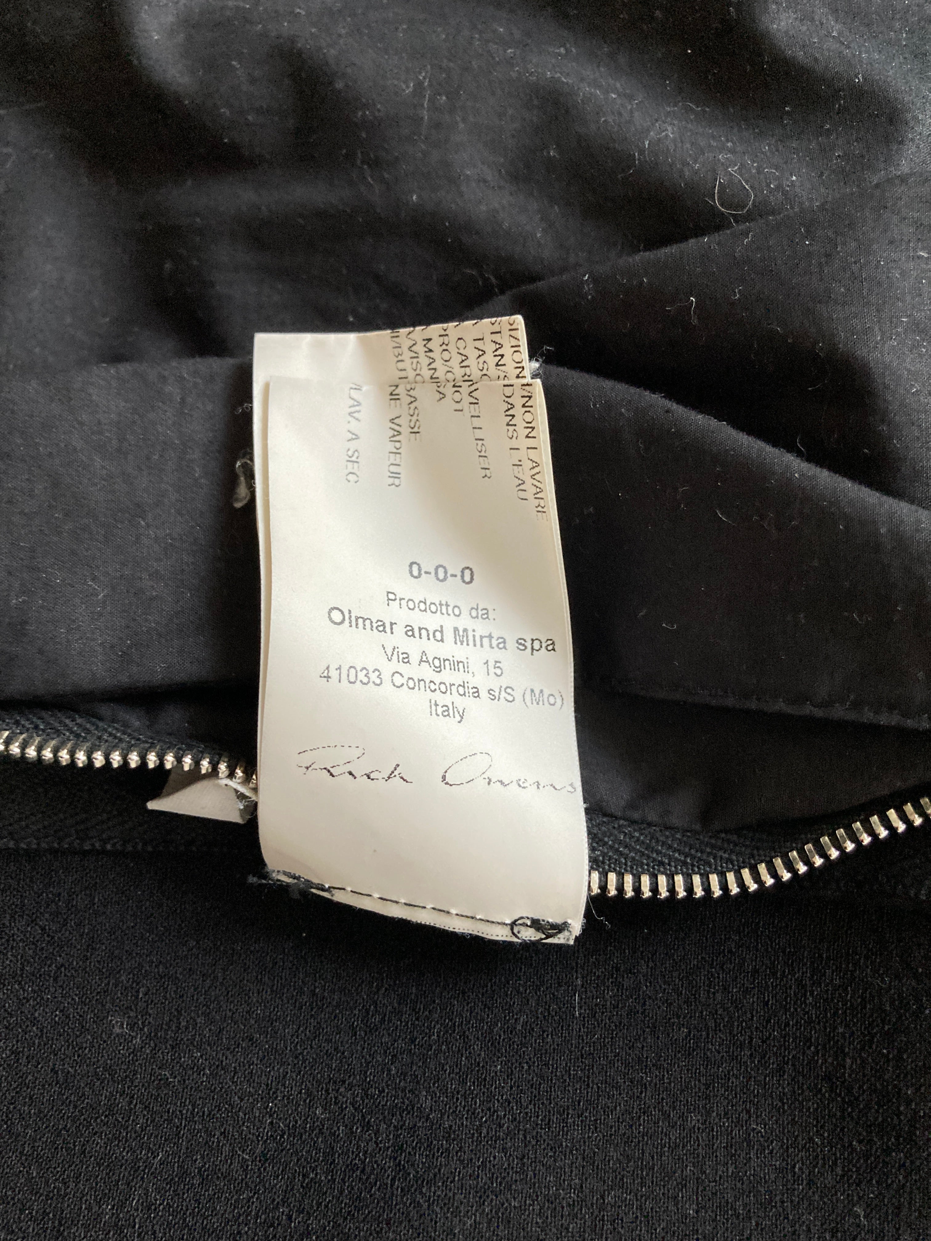 F/W 14 "MOODY" Sample Wool Blazer Rick Owens IT50/M