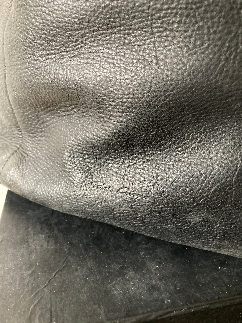 S/S 18 "DIRT" Large Black Duffle Calf Leather Backpack Rick Owens