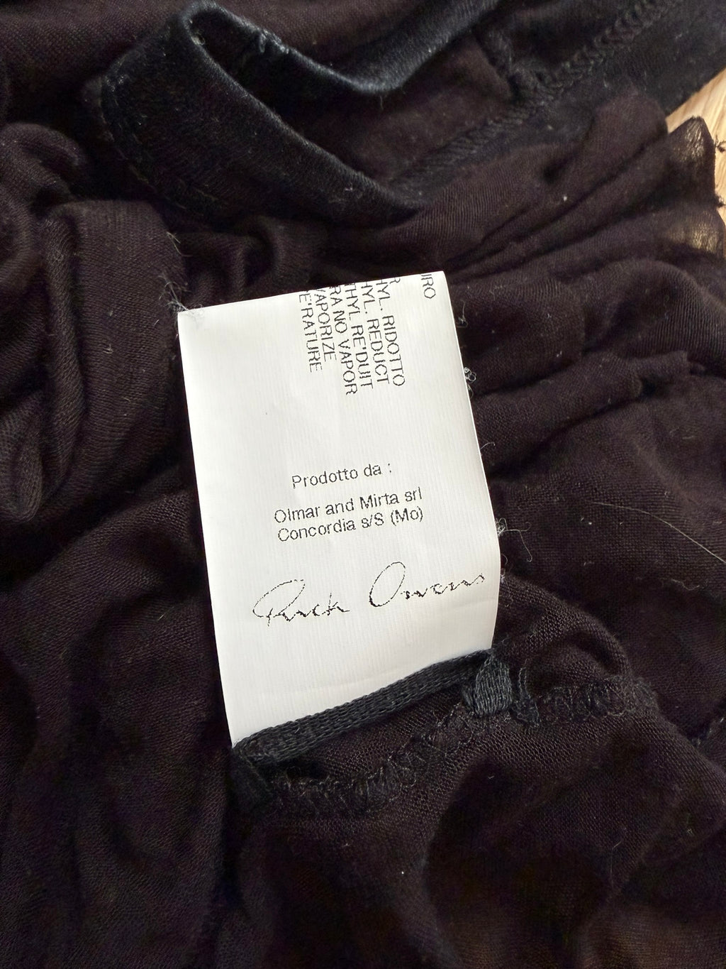 S/S 10 "RELEASE" Black Cotton & Viscose Runway Mock Neck Tank Top Rick Owens L