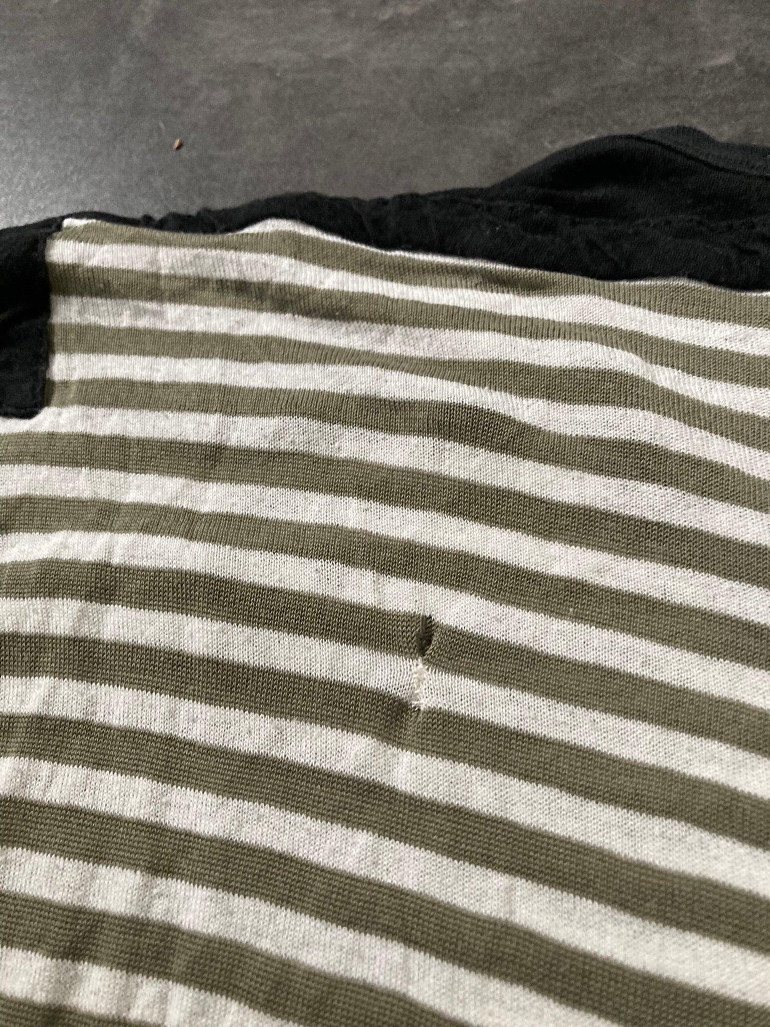 S/S 08 "CREATCH" Striped Short Sleeve T-Shirt