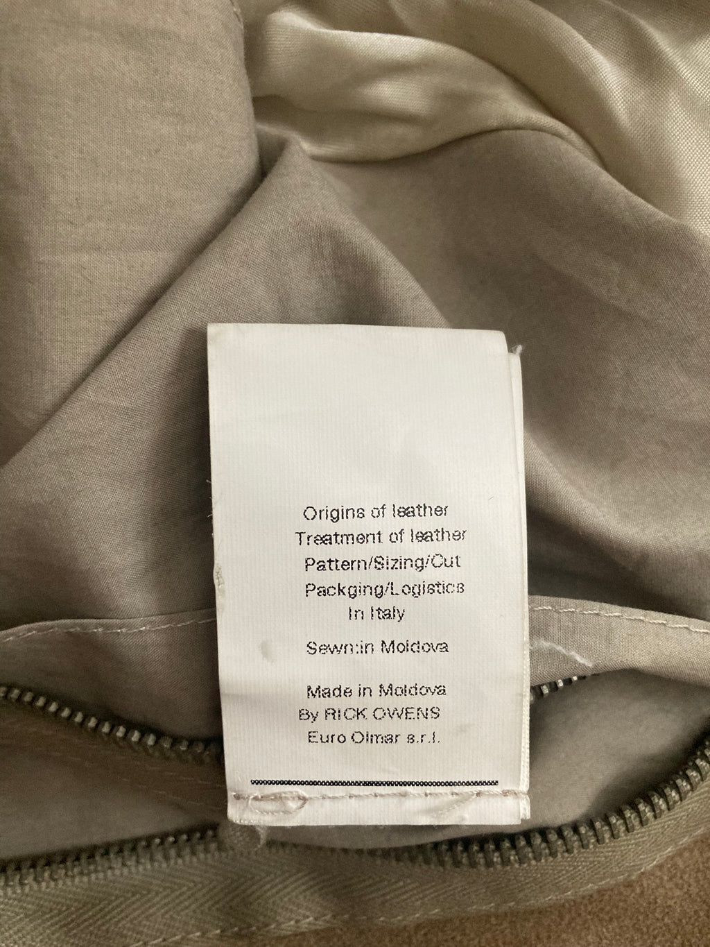 F/W 12 "MOUNTAIN" Cropped Runway Suede Calf Leather Jacket in Black & Pearl Size 52/L