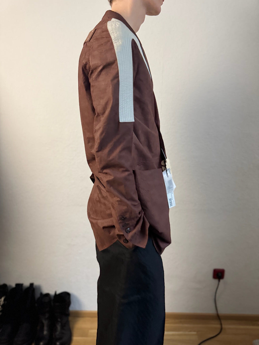 S/S 21  "PHLEGETHON" Runway Blistered Lamb Leather Lido Jacket